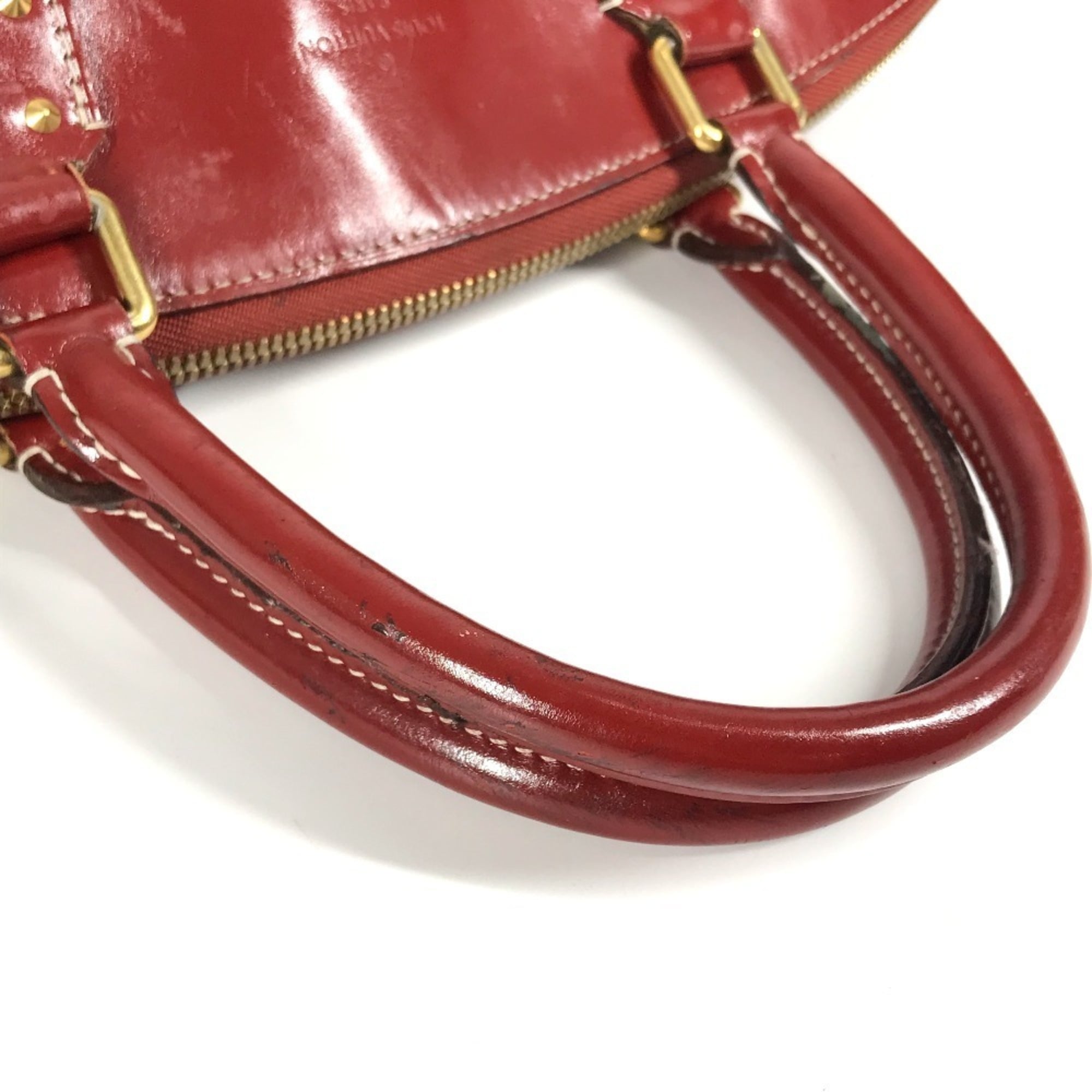 Louis Vuitton Red Color Tanami Suhali Leather Handbag Tote Bag (Pre-Owned)