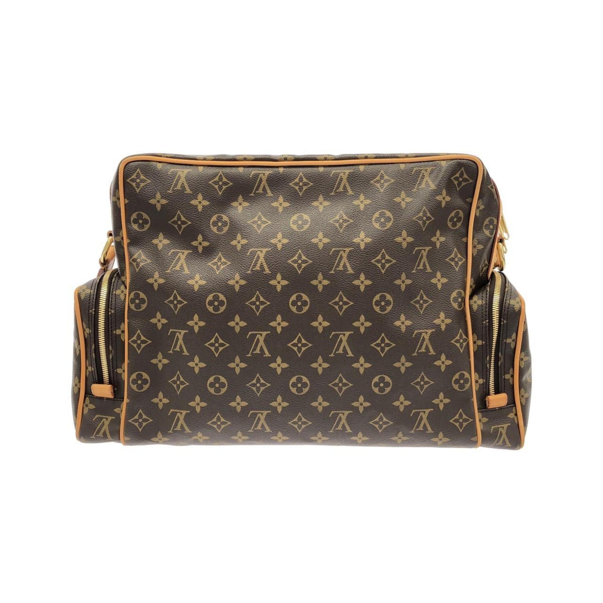 Louis Vuitton Monogram Marron Coated Canvas Shoulder Bag (Pre-Owned)