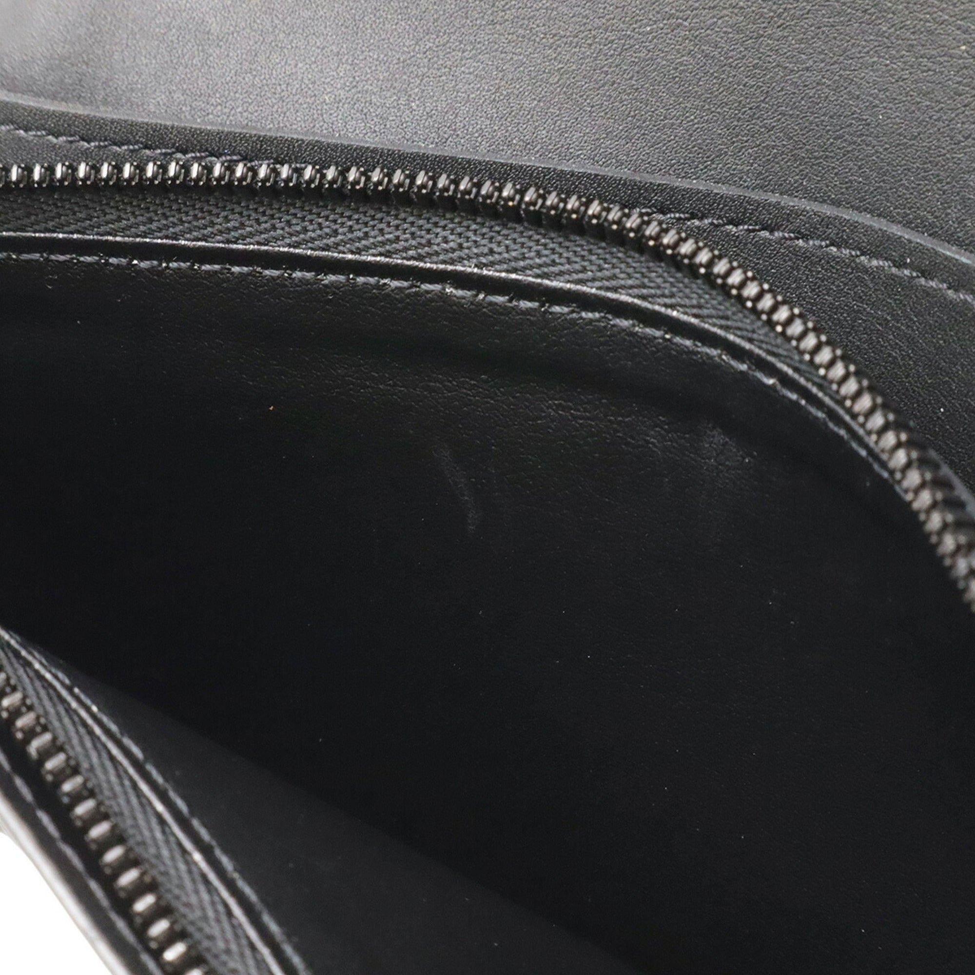 Louis Vuitton Black Leather Long Wallet (Bi-Fold) (Pre-Owned)