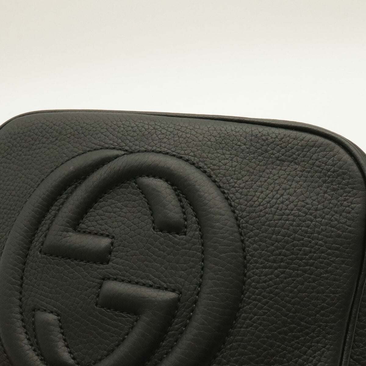 Gucci Black Leather Pochette Shoulder Bag (Pre-Owned)