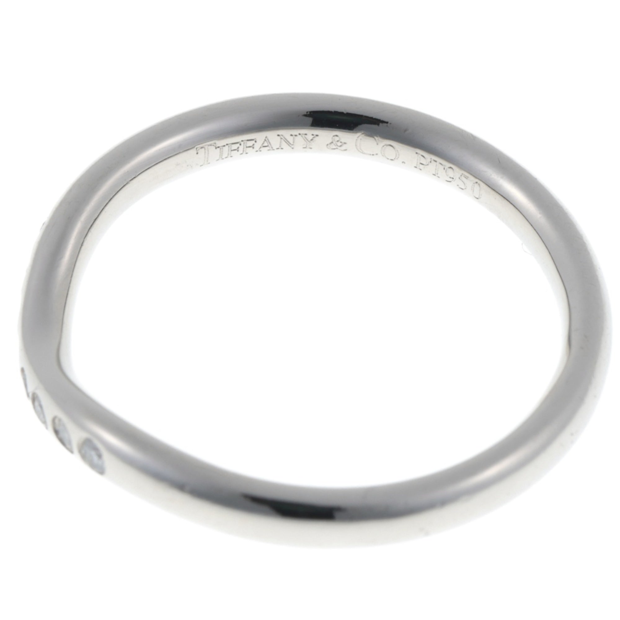 Tiffany Platinum 950 Band Ring (Pre-Owned)