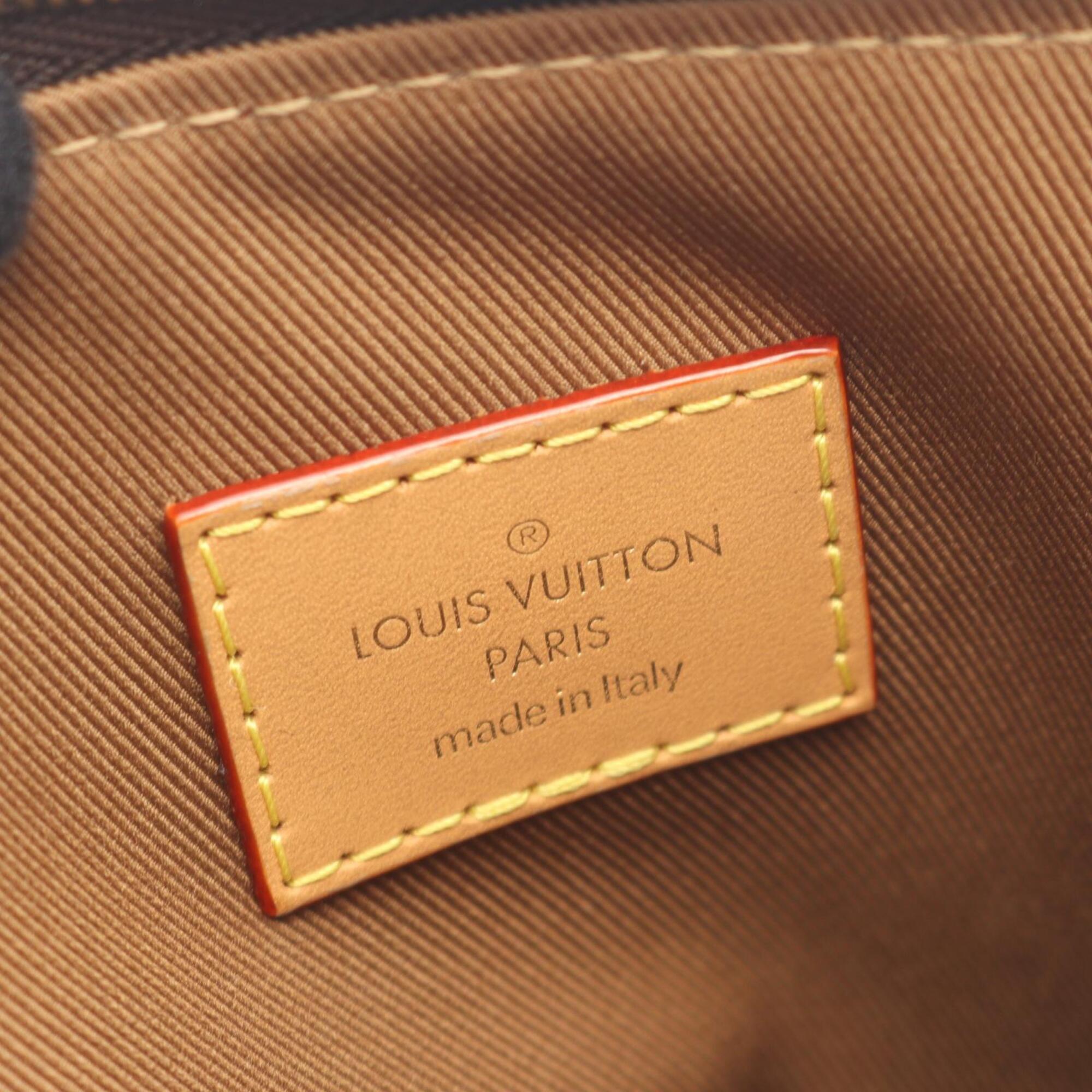 Louis Vuitton Brown Coated Canvas Pvc Leather Handbag (Pre-Owned)