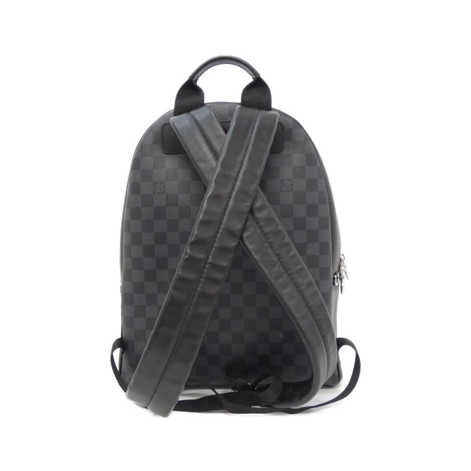 Louis Vuitton Dark Gray Graphite Coated Canvas Backpack (Pre-Owned)