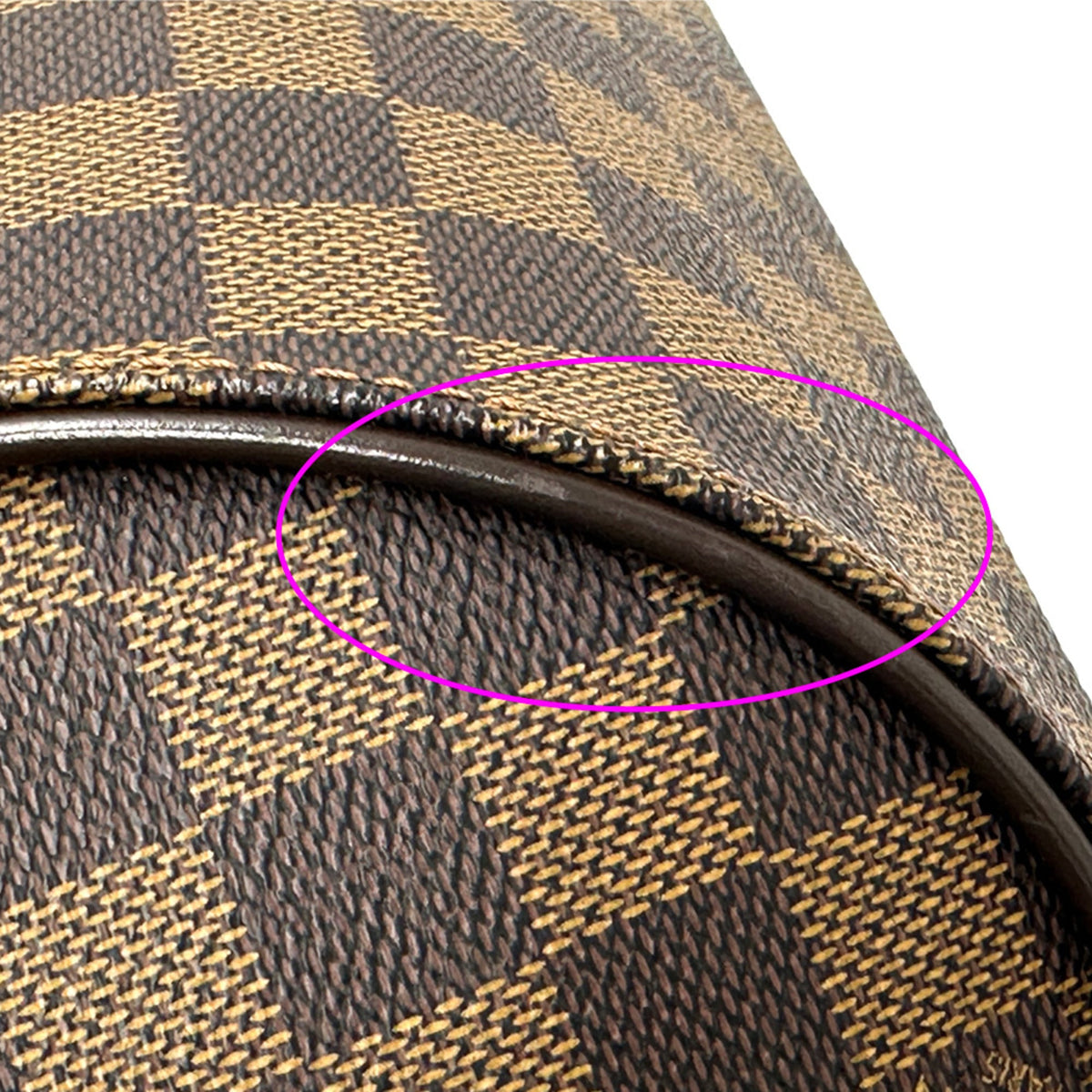 Louis Vuitton Brown Ebene Damier Canvas Handbag (Pre-Owned)
