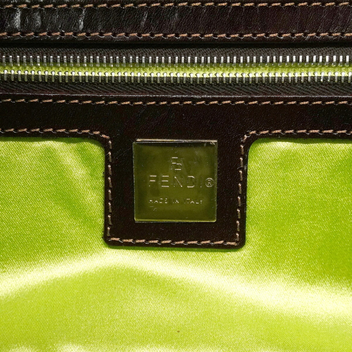 Fendi Navy Denim Handbag (Pre-Owned)