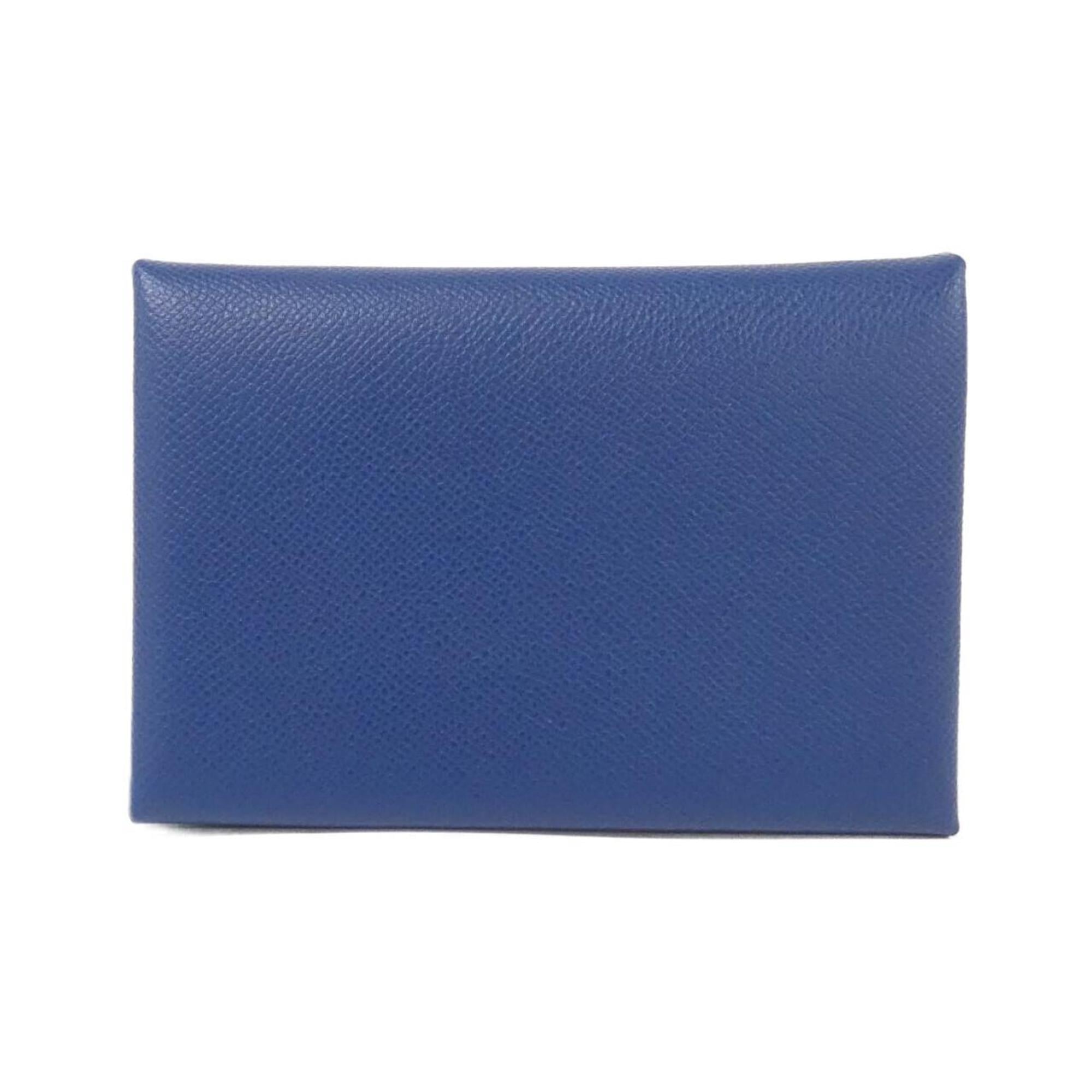 Hermes Deep Blue Coin Purse/Coin Case (Pre-Owned)