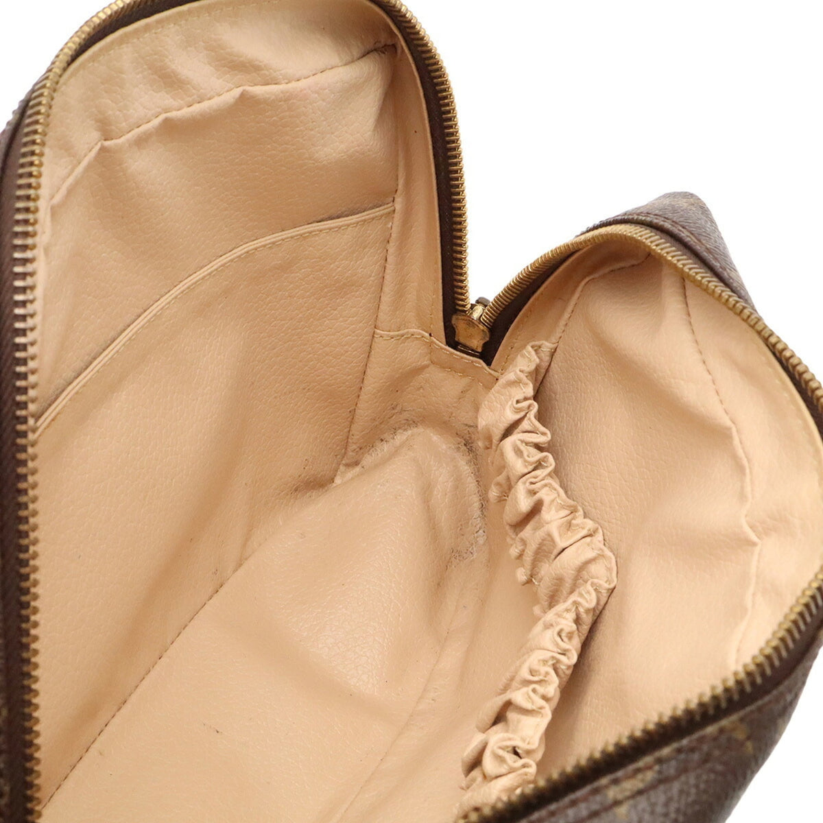 Louis Vuitton Brown Monogram Monogram Clutch Bag Handbag Pouch (Pre-Owned)
