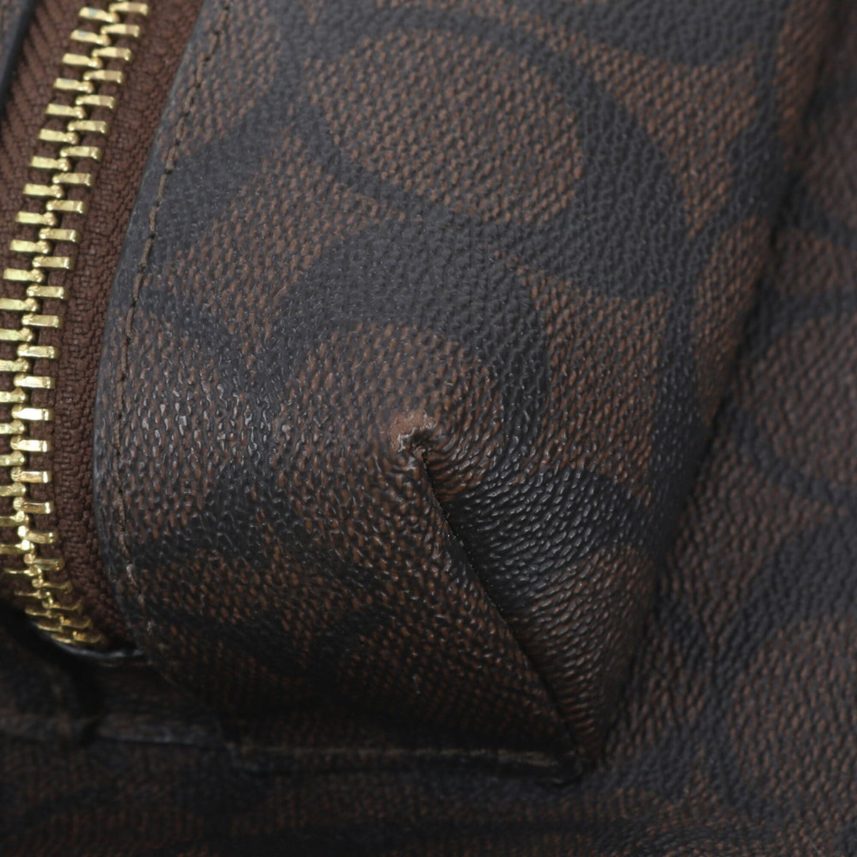 Coach Black Brown Leather Coated Canvas Backpack Shoulder Bag (Pre-Owned)