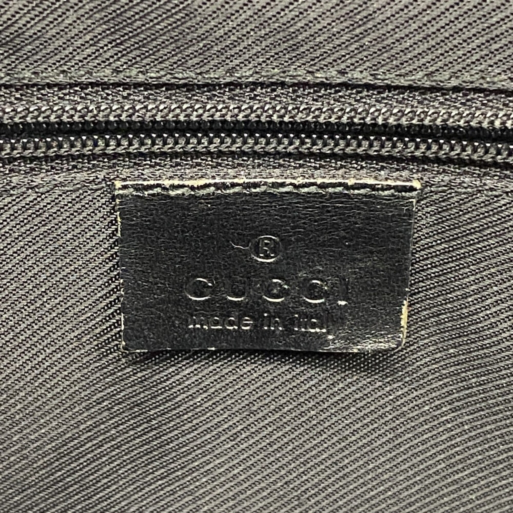 Gucci Black Canvas Handbag (Pre-Owned)