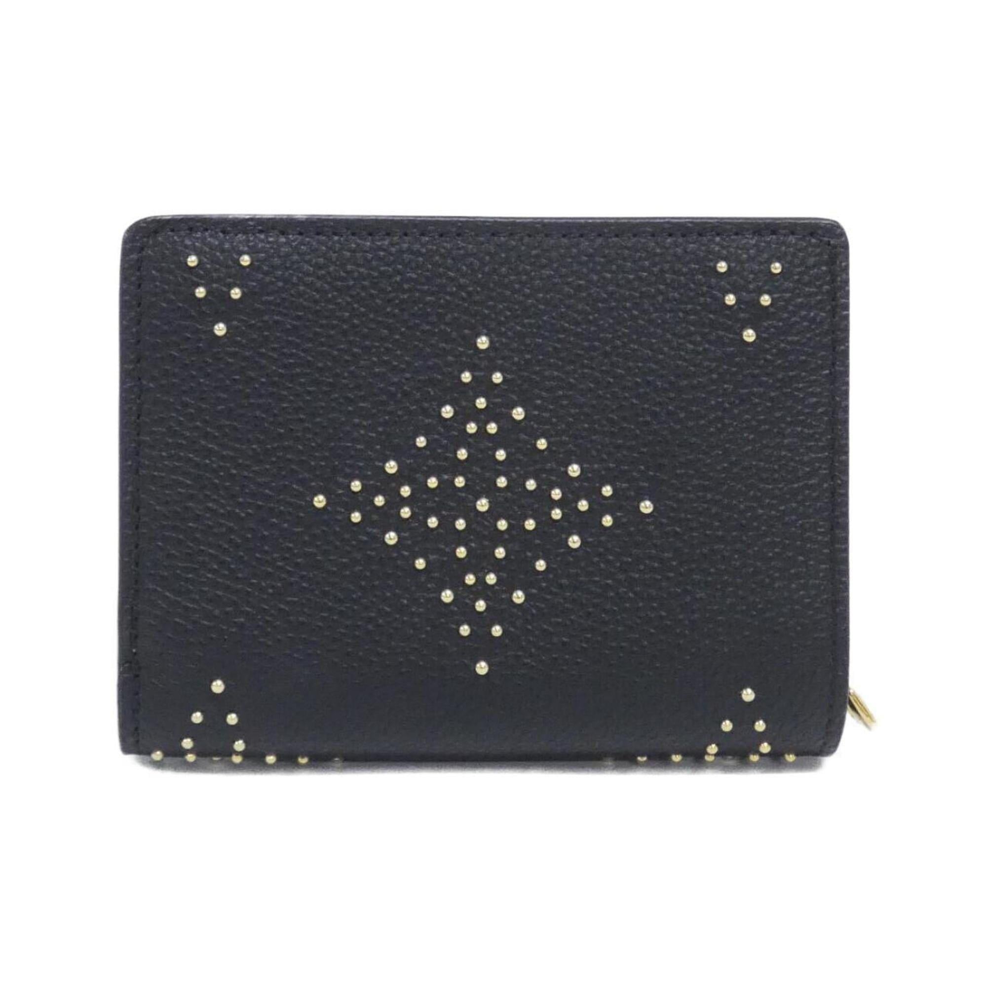 Louis Vuitton Black Leather Wallet (Bi-Fold) (Pre-Owned)
