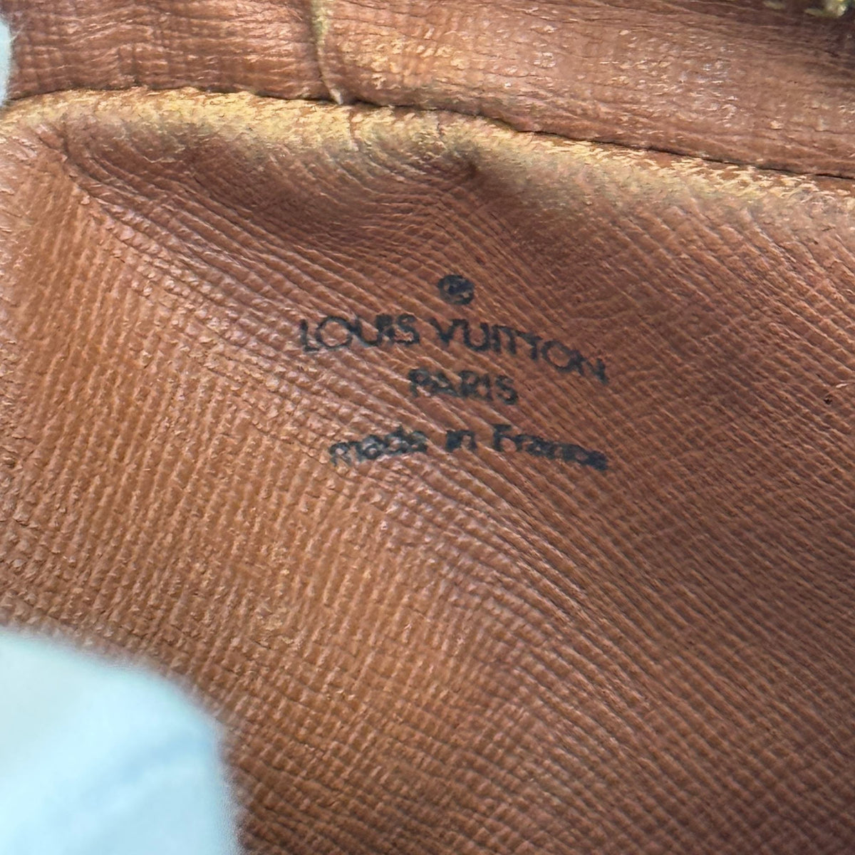 Louis Vuitton Brown Monogram Canvas Leather Crossbody Bag Pochette Shoulder Bag (Pre-Owned)