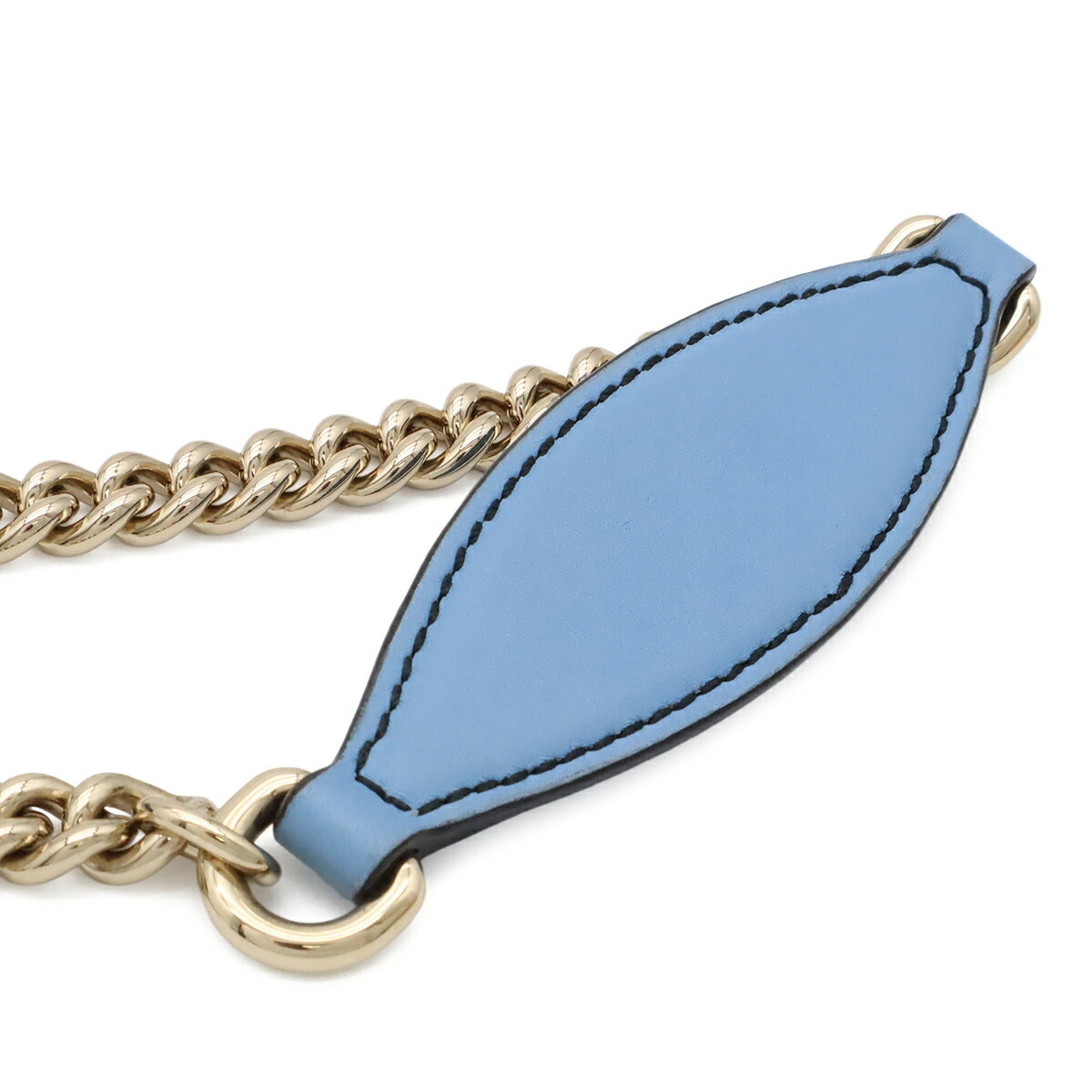 Gucci Light Blue Pochette Shoulder Bag (Pre-Owned)