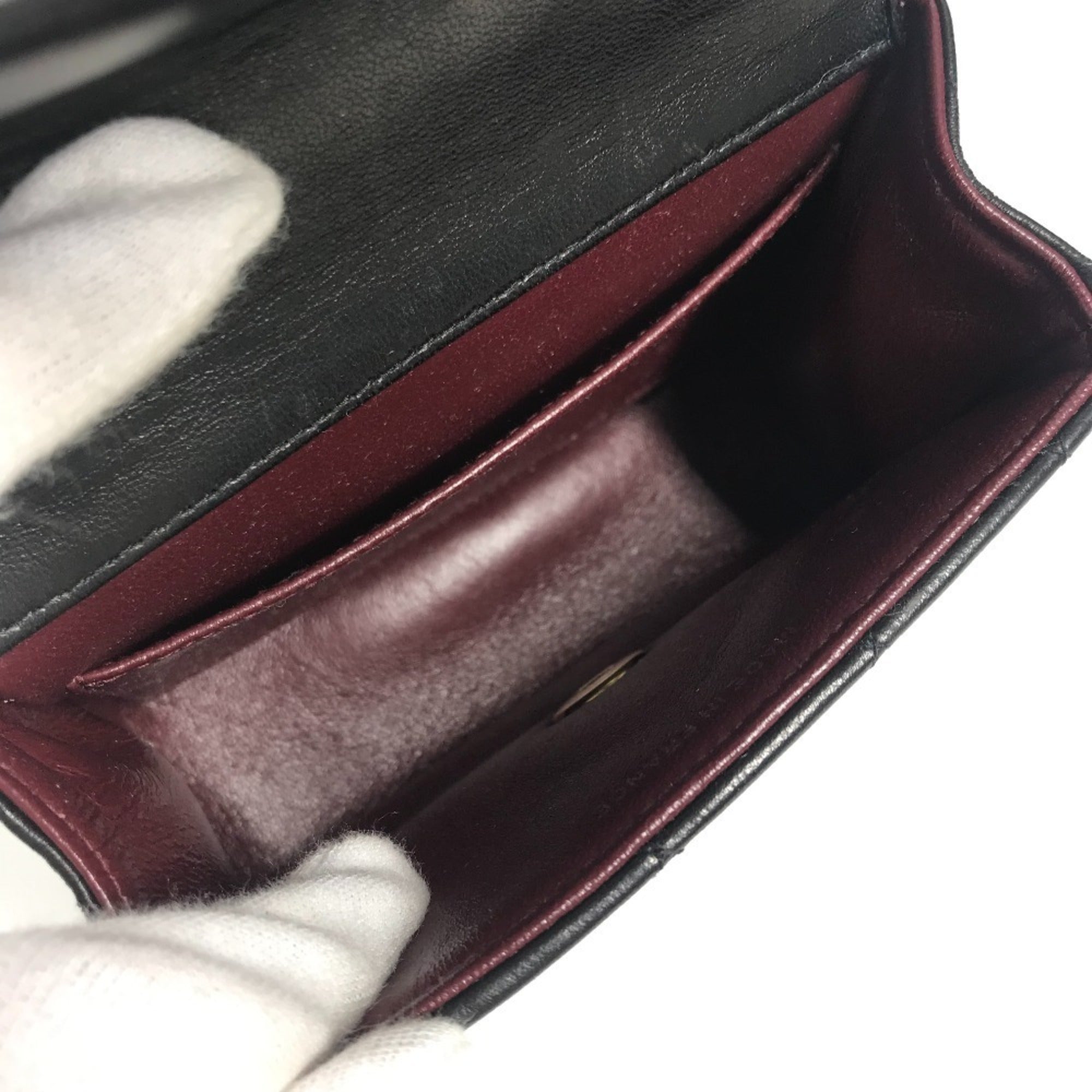 Chanel Black Leather Handbag Tote Bag (Pre-Owned)