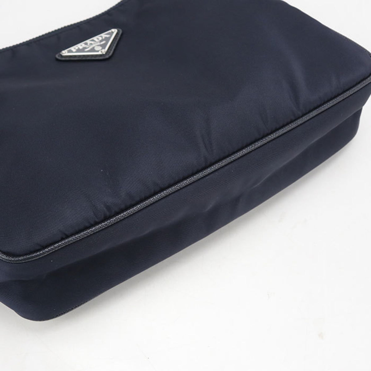 Prada Navy Nylon Shoulder Bag (Pre-Owned)