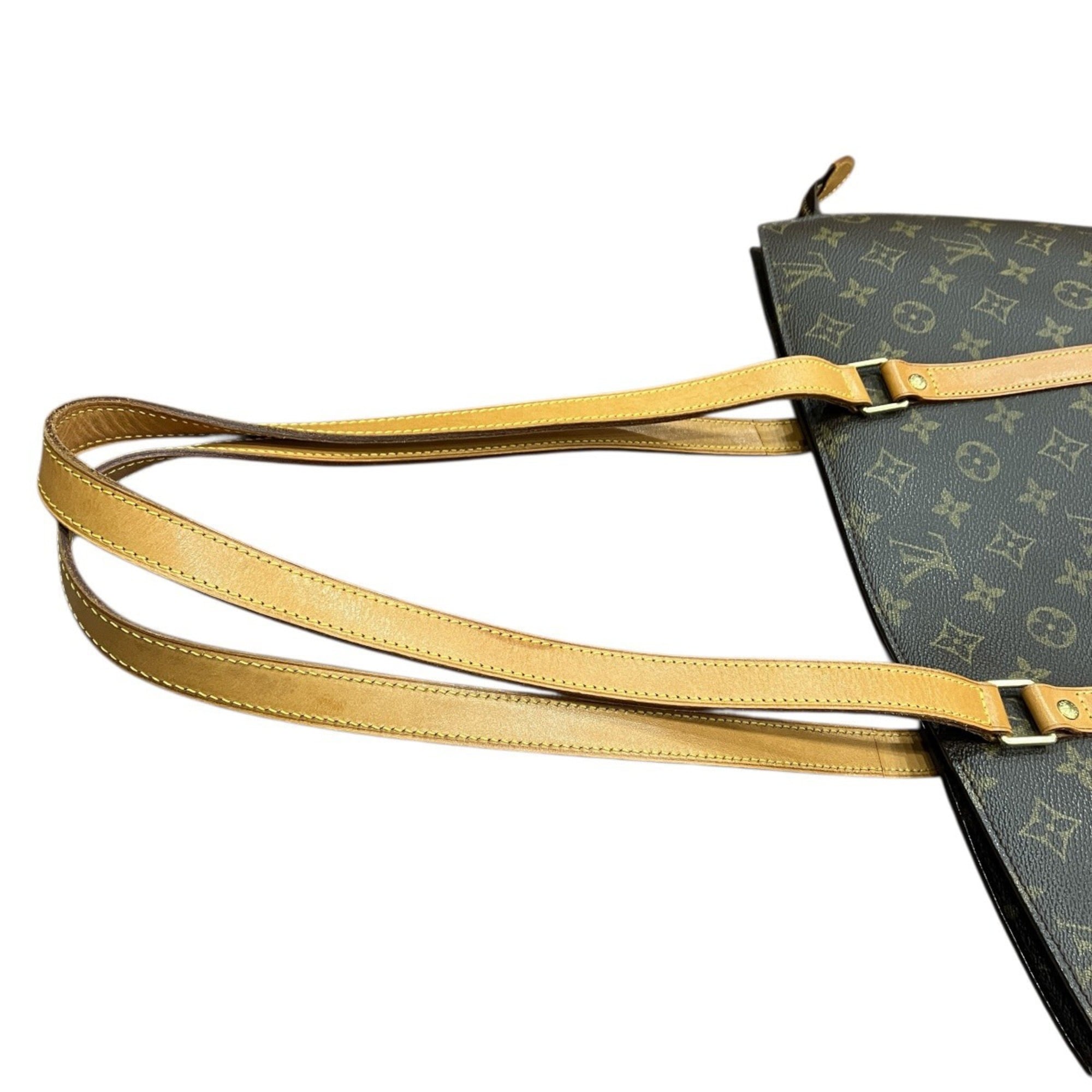 Louis Vuitton Brown Pvc Leather Tote Bag (Pre-Owned)