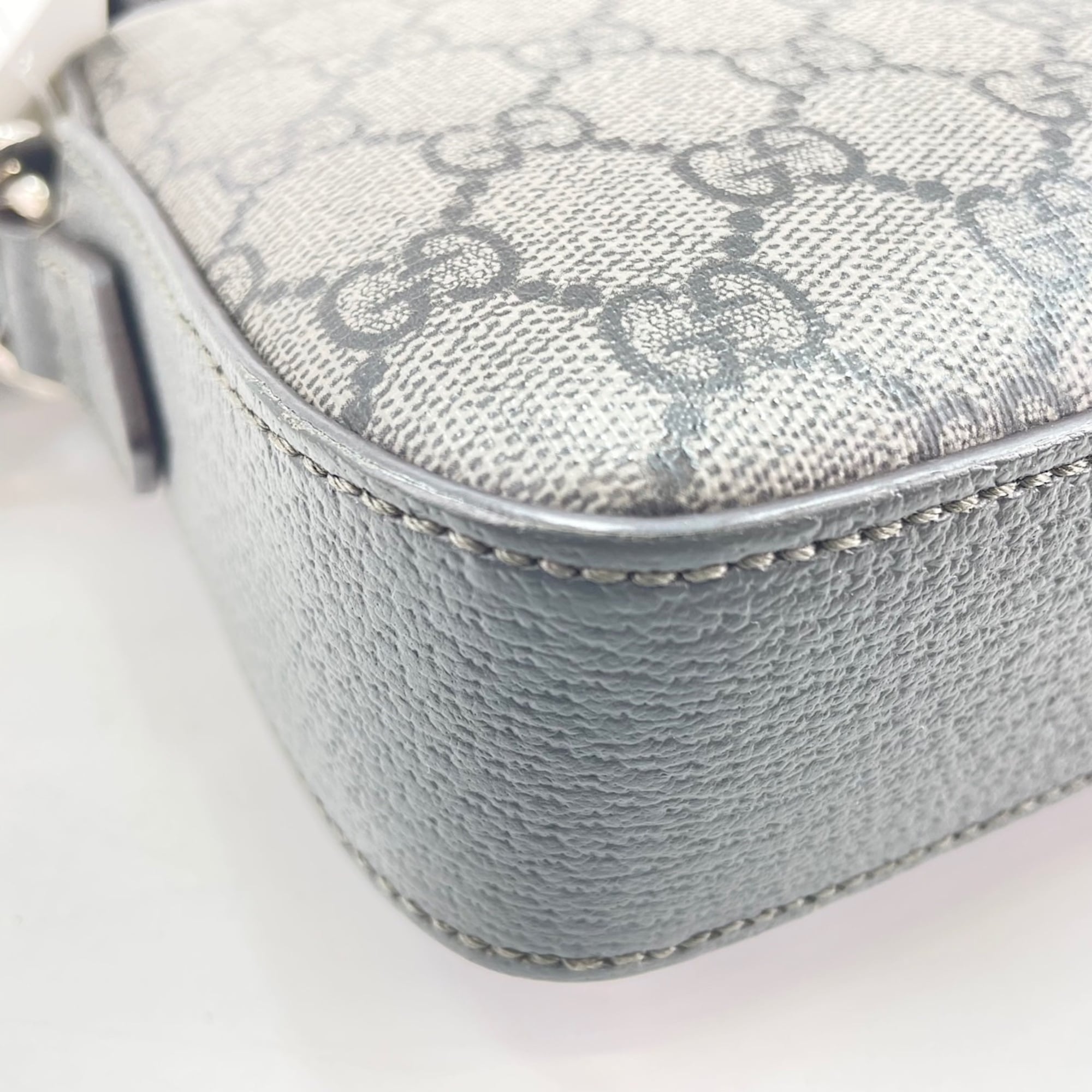 Gucci Ophidia Gray Shoulder Bag (Pre-Owned)