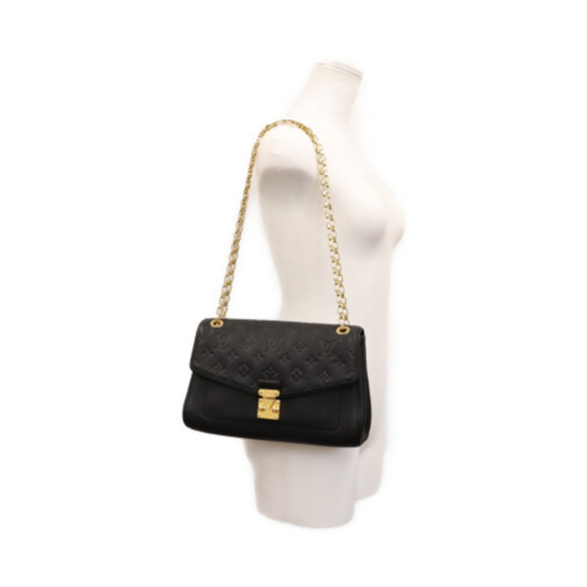 Louis Vuitton Black Monogram Empreinte Shoulder Bag (Pre-Owned)