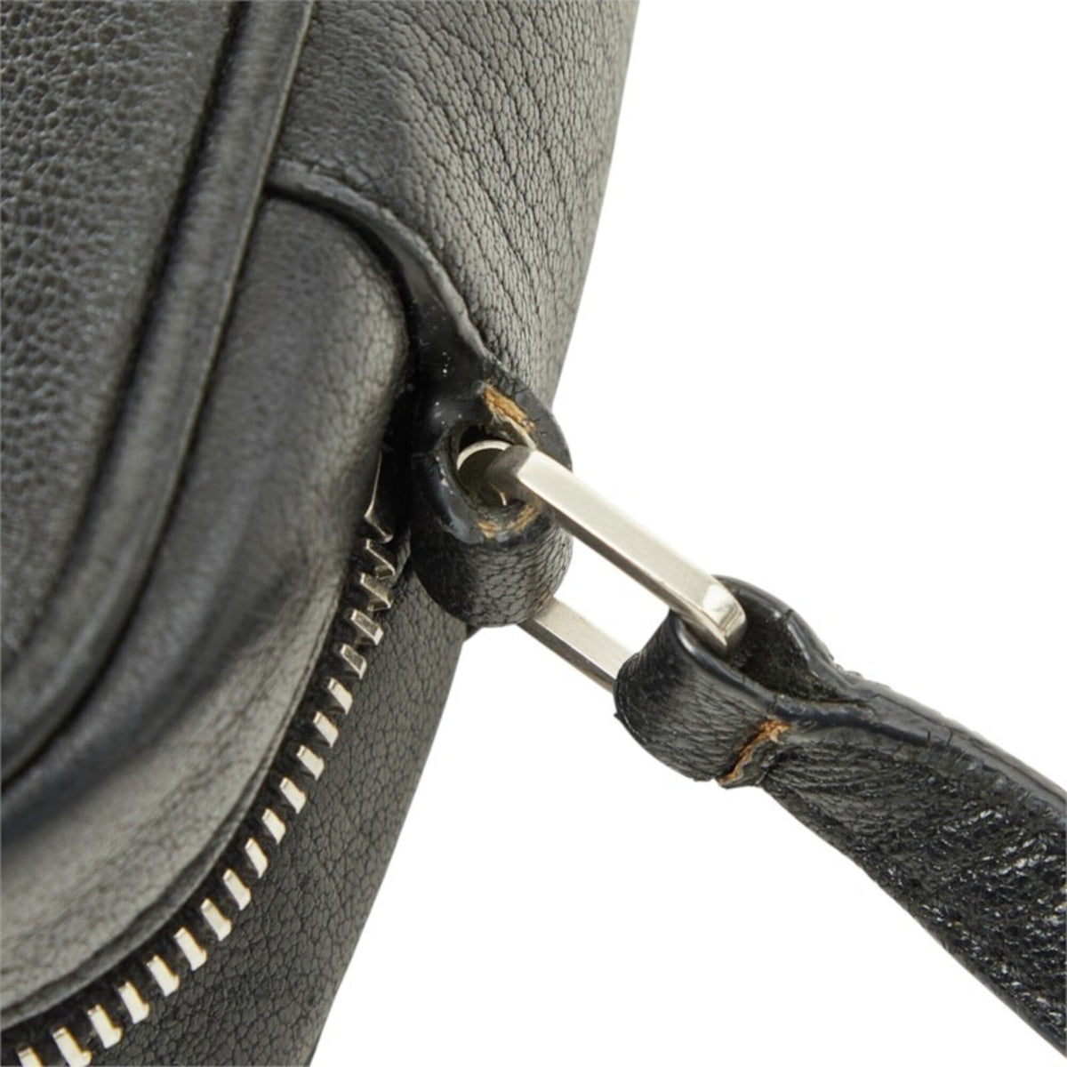 Saint Laurent Black Leather Shoulder Bag (Pre-Owned)