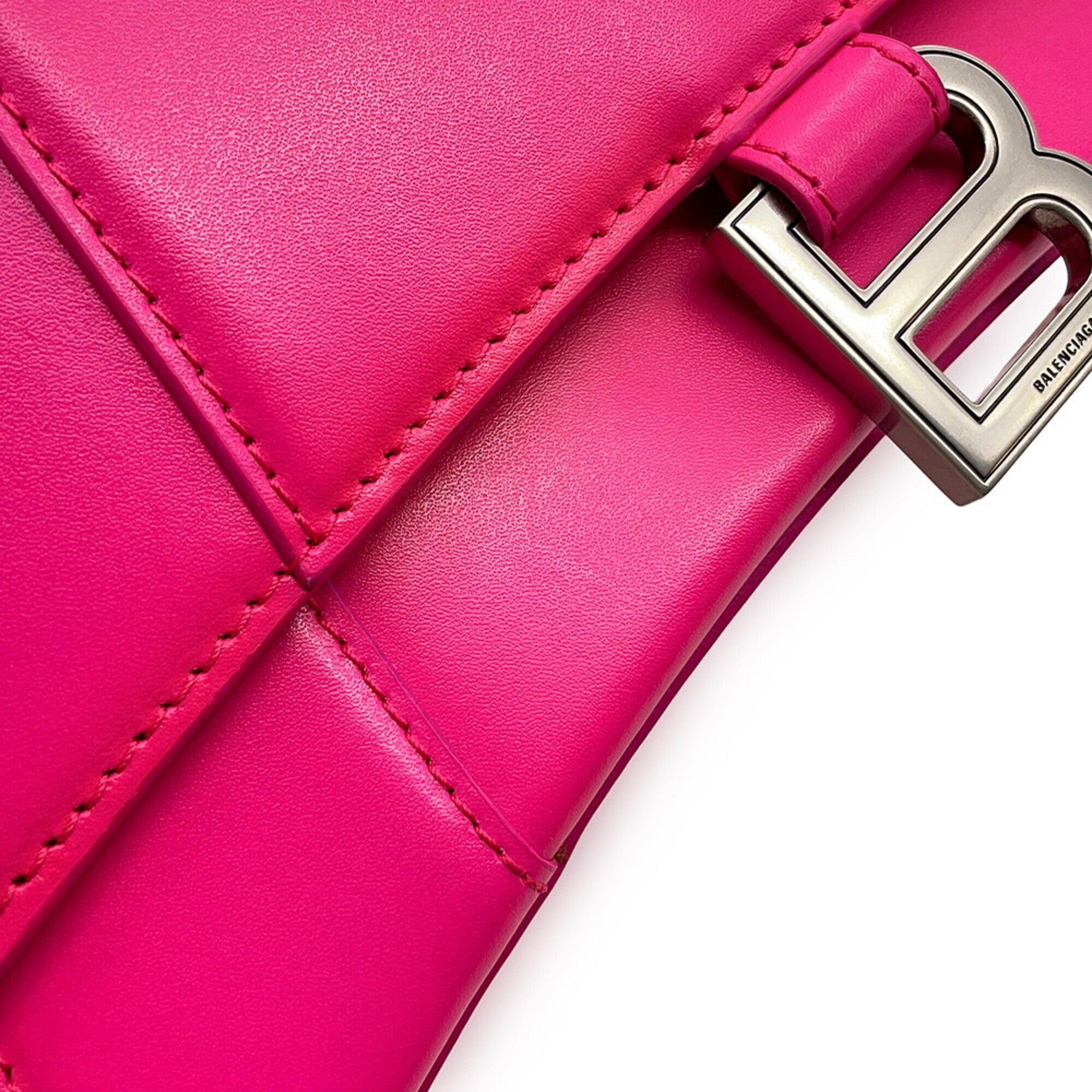 Balenciaga Pink Leather Handbag Shoulder Bag (Pre-Owned)