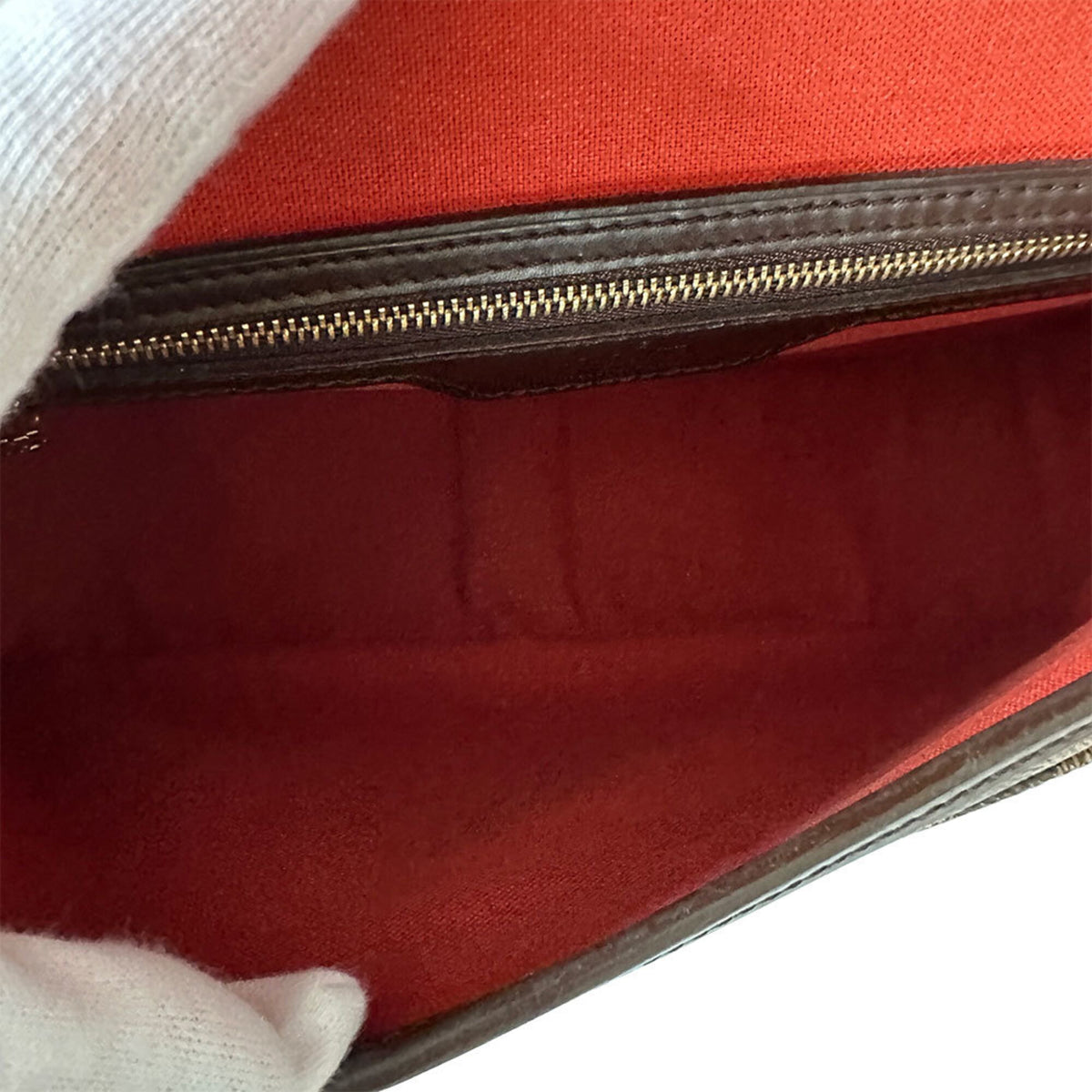 Louis Vuitton Brown Damier Canvas Handbag Shoulder Bag (Pre-Owned)