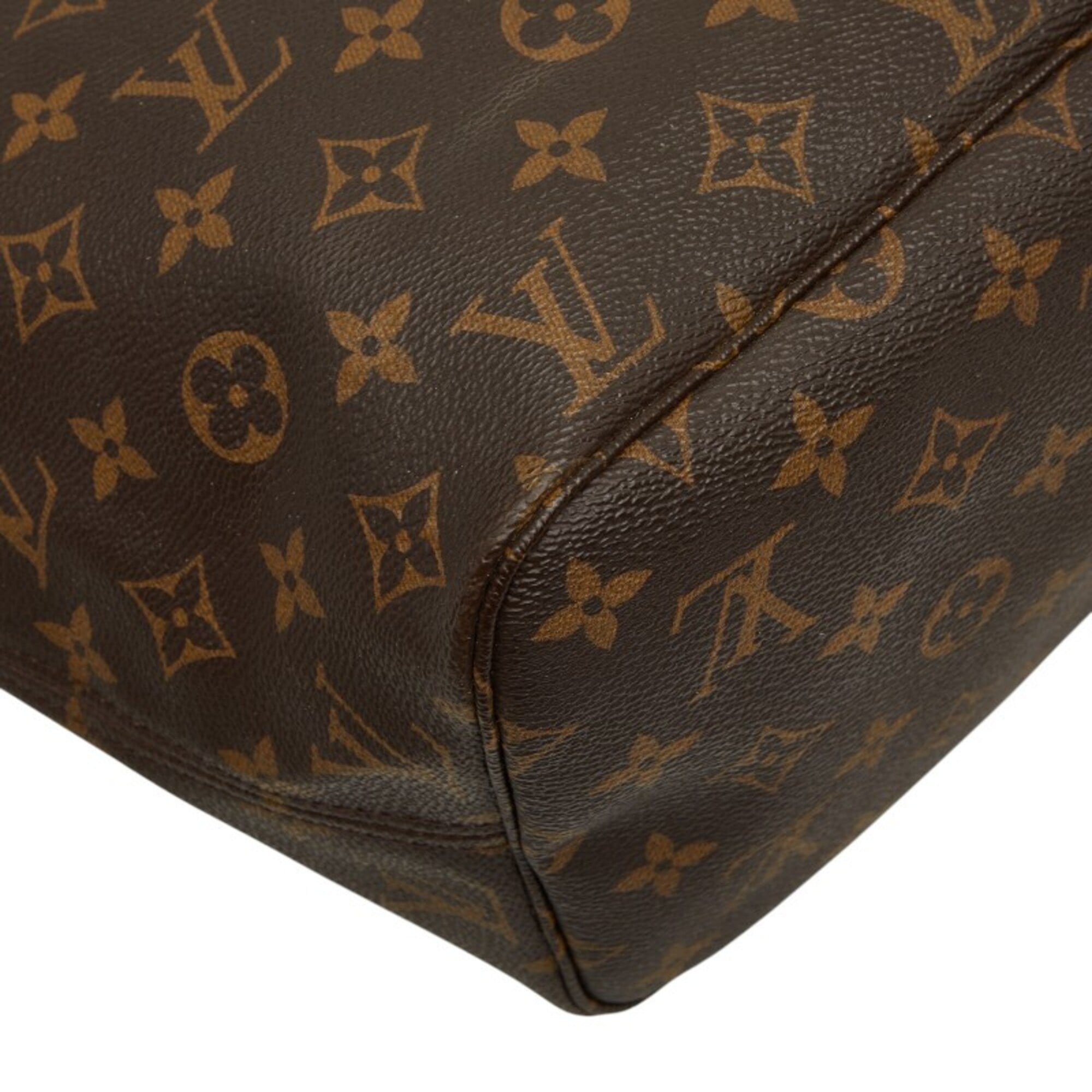 Louis Vuitton Monogram Brown Pvc Leather Tote Bag (Pre-Owned)