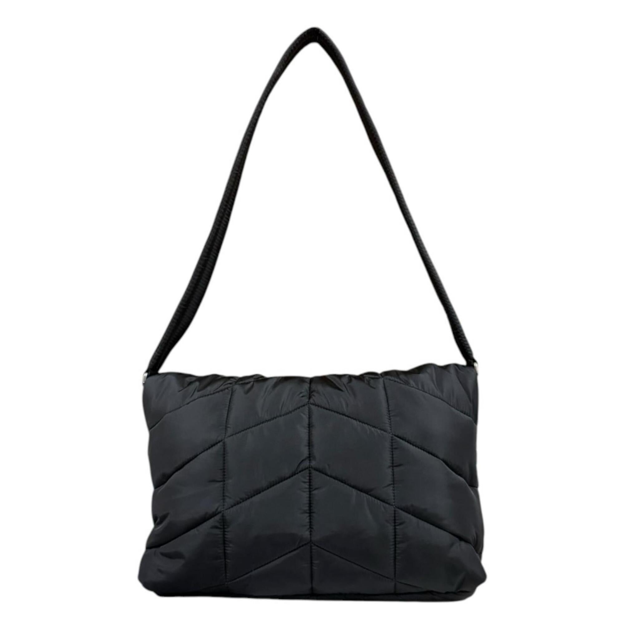 Saint Laurent Black Nylon Shoulder Bag (Pre-Owned)
