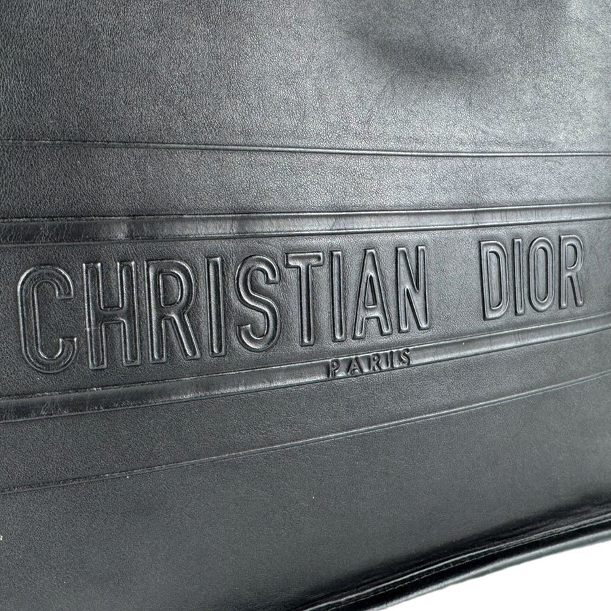 Christian Dior Black Leather Handbag (Pre-Owned)