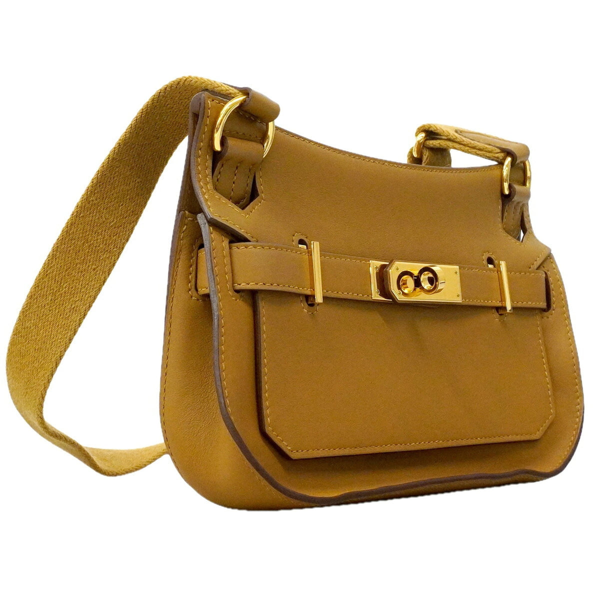 Hermes Brown Swift Leather Shoulder Bag (Pre-Owned)