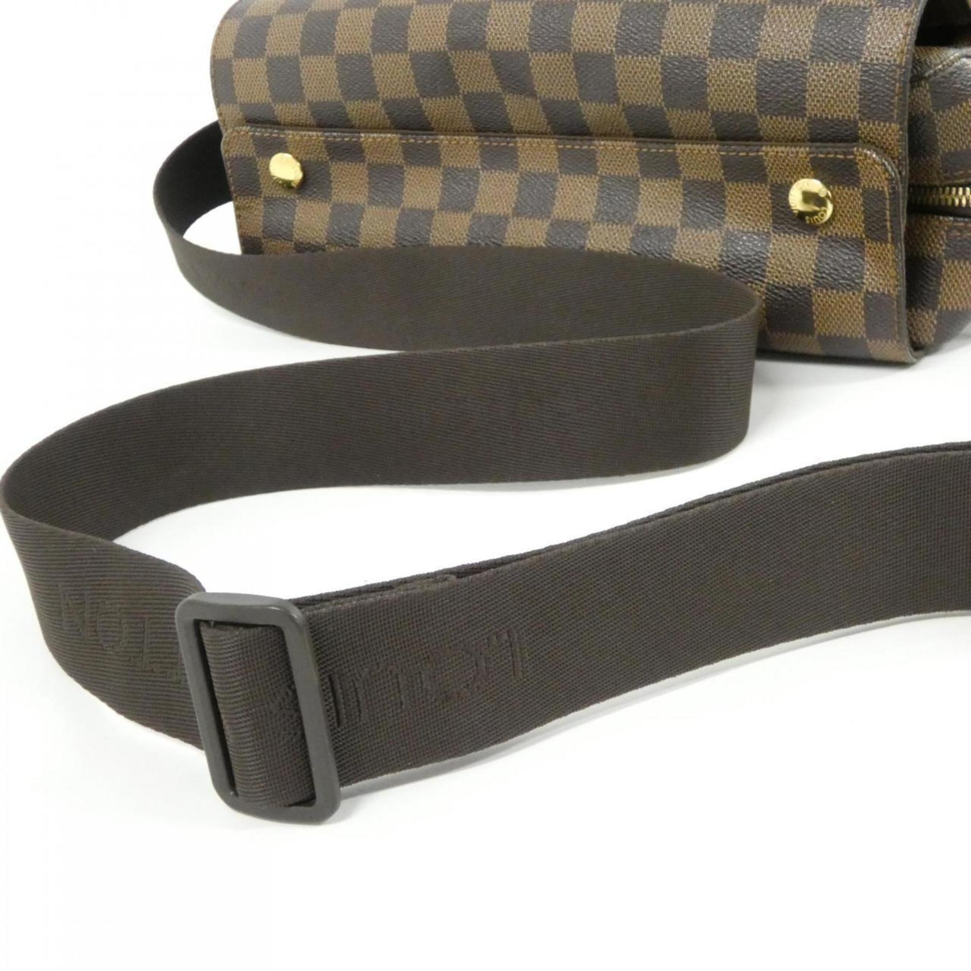 Louis Vuitton Ebene Coated Canvas Shoulder Bag (Pre-Owned)