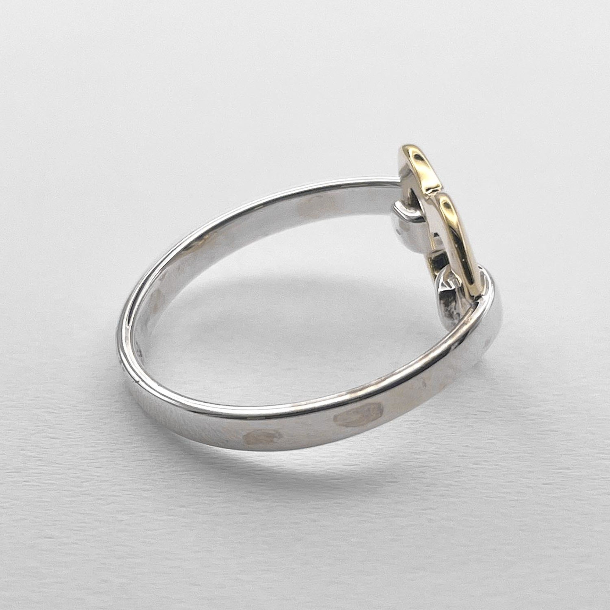 Tiffany Yellow Gold (18K) Silver 925 Band Ring (Pre-Owned)