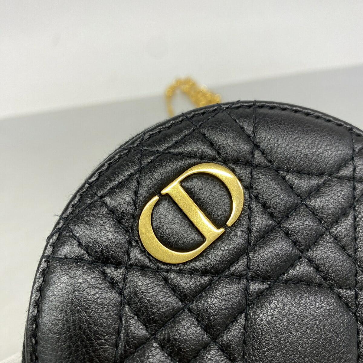 Christian Dior Black Leather Shoulder Bag (Pre-Owned)