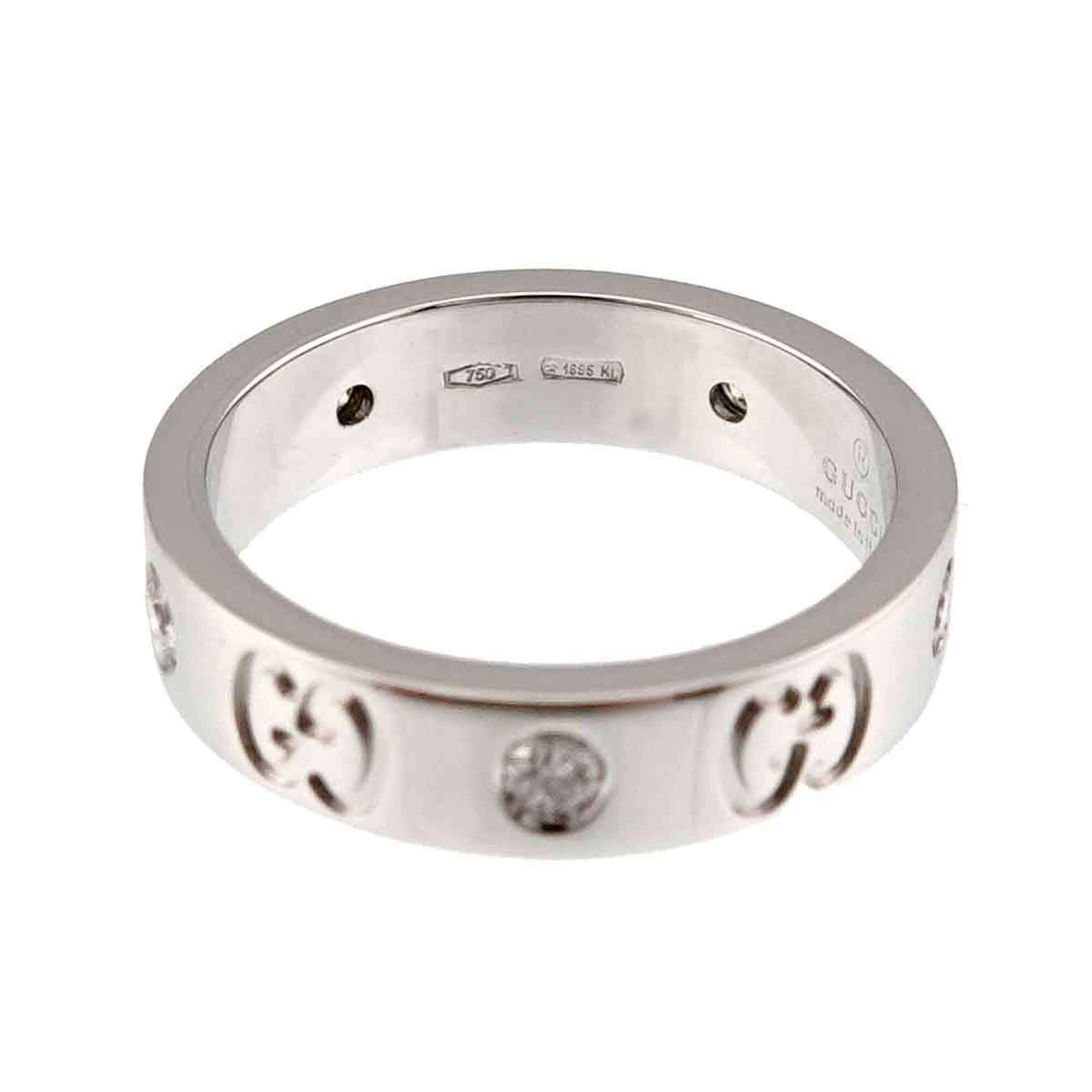 Gucci White Gold (18K) Band Ring (Pre-Owned)