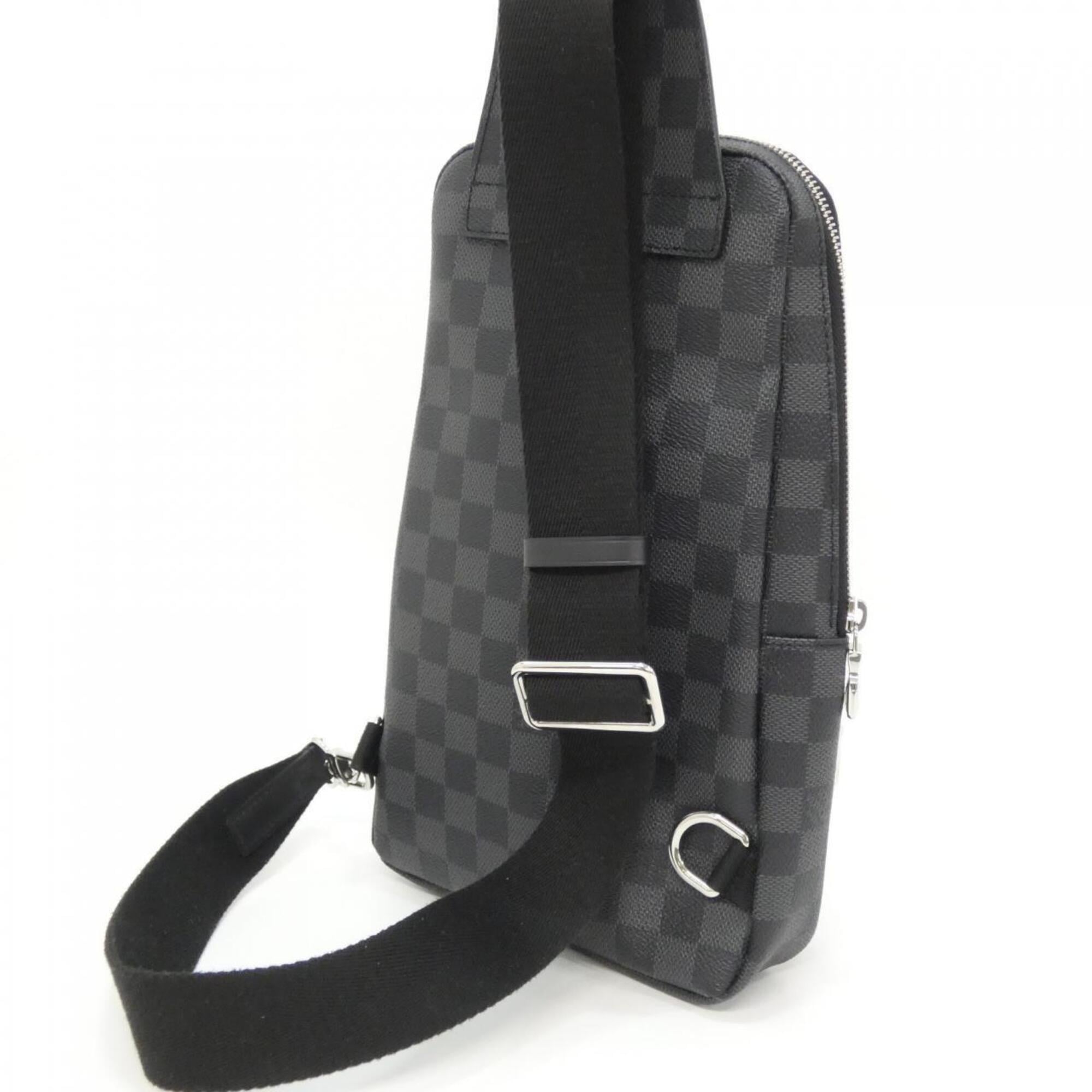 Louis Vuitton Damier Graphite Graphite Coated Canvas Shoulder Bag (Pre-Owned)