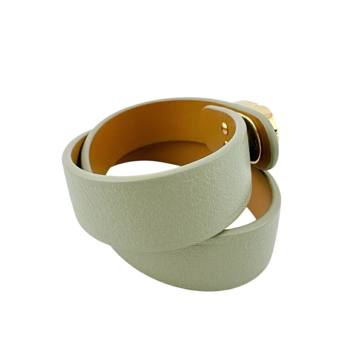 Christian Dior Green Leather Charm Bracelet (Pre-Owned)