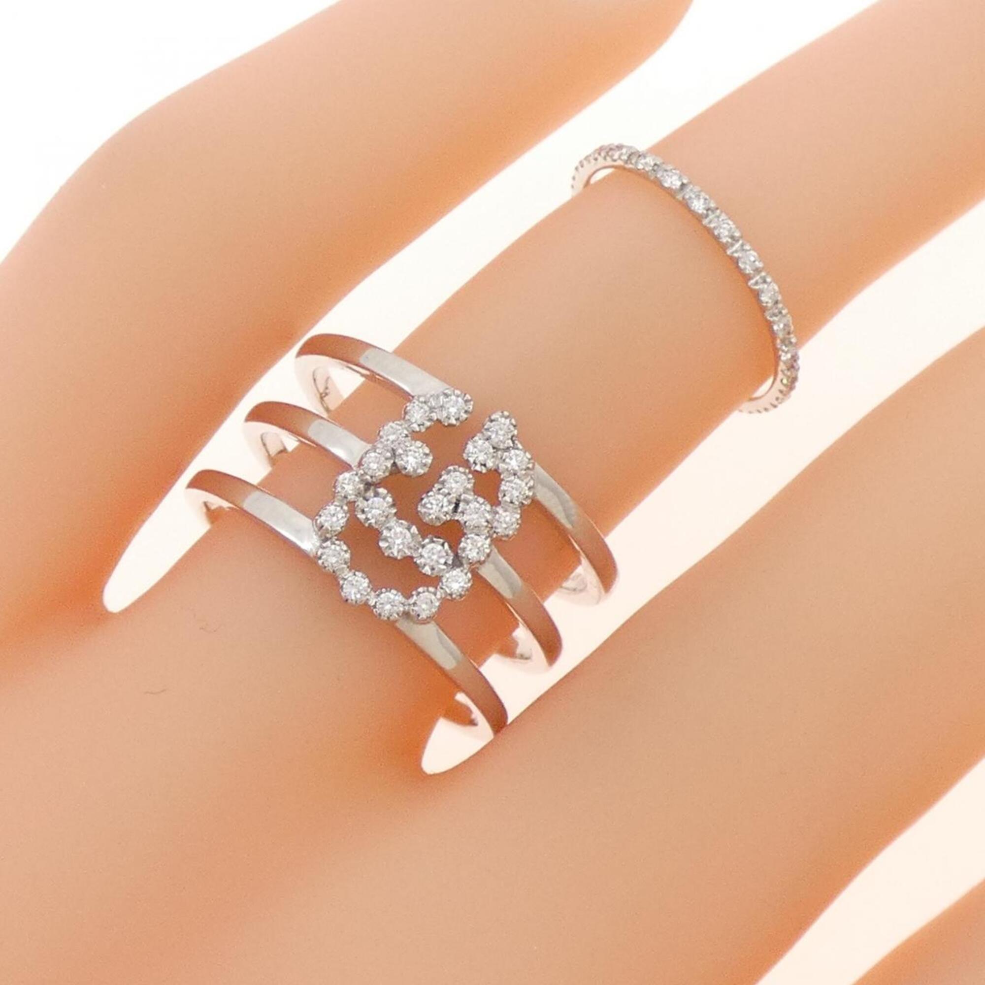 Gucci White Gold White Gold (18K) Band Ring (Pre-Owned)