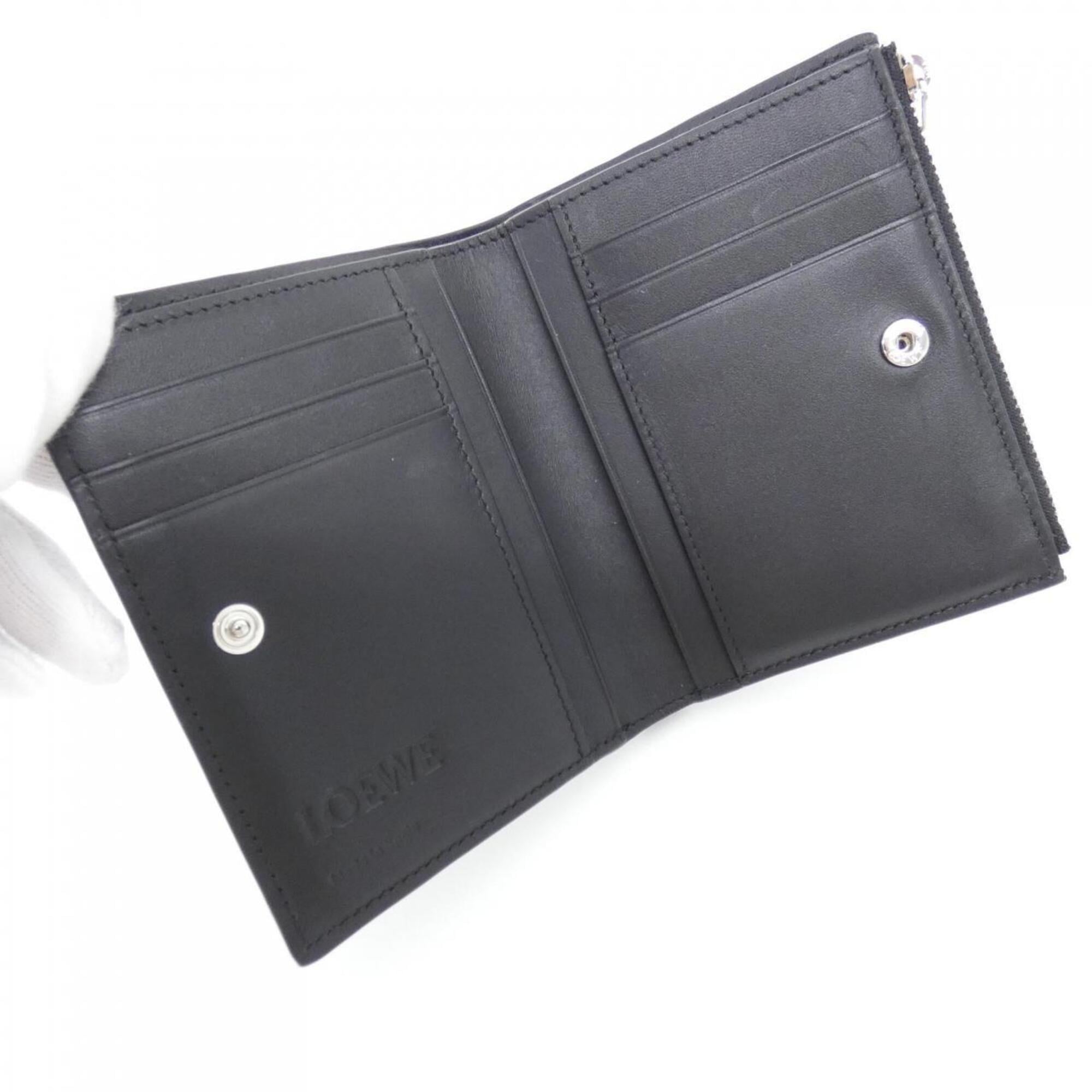 Loewe Black Leather Wallet (Bi-Fold) (Pre-Owned)