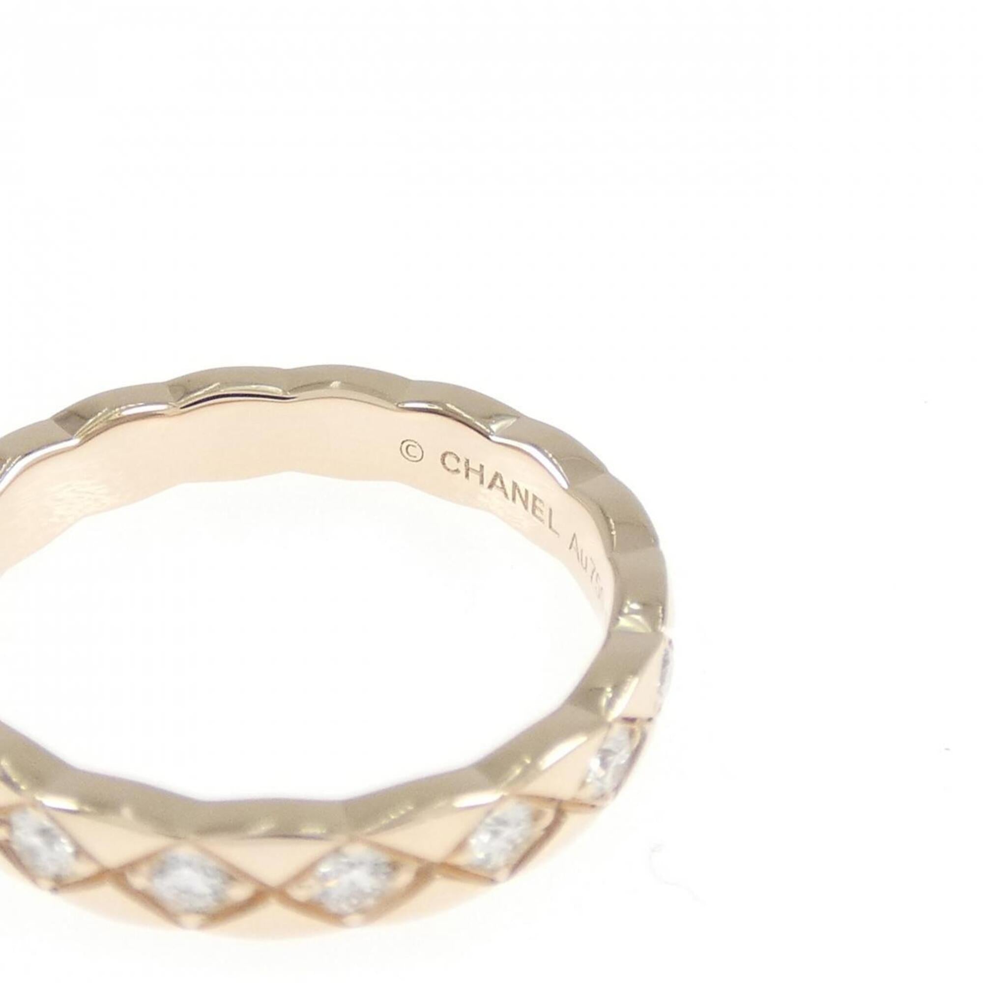 Chanel Pink Gold (18K) Band Ring (Pre-Owned)