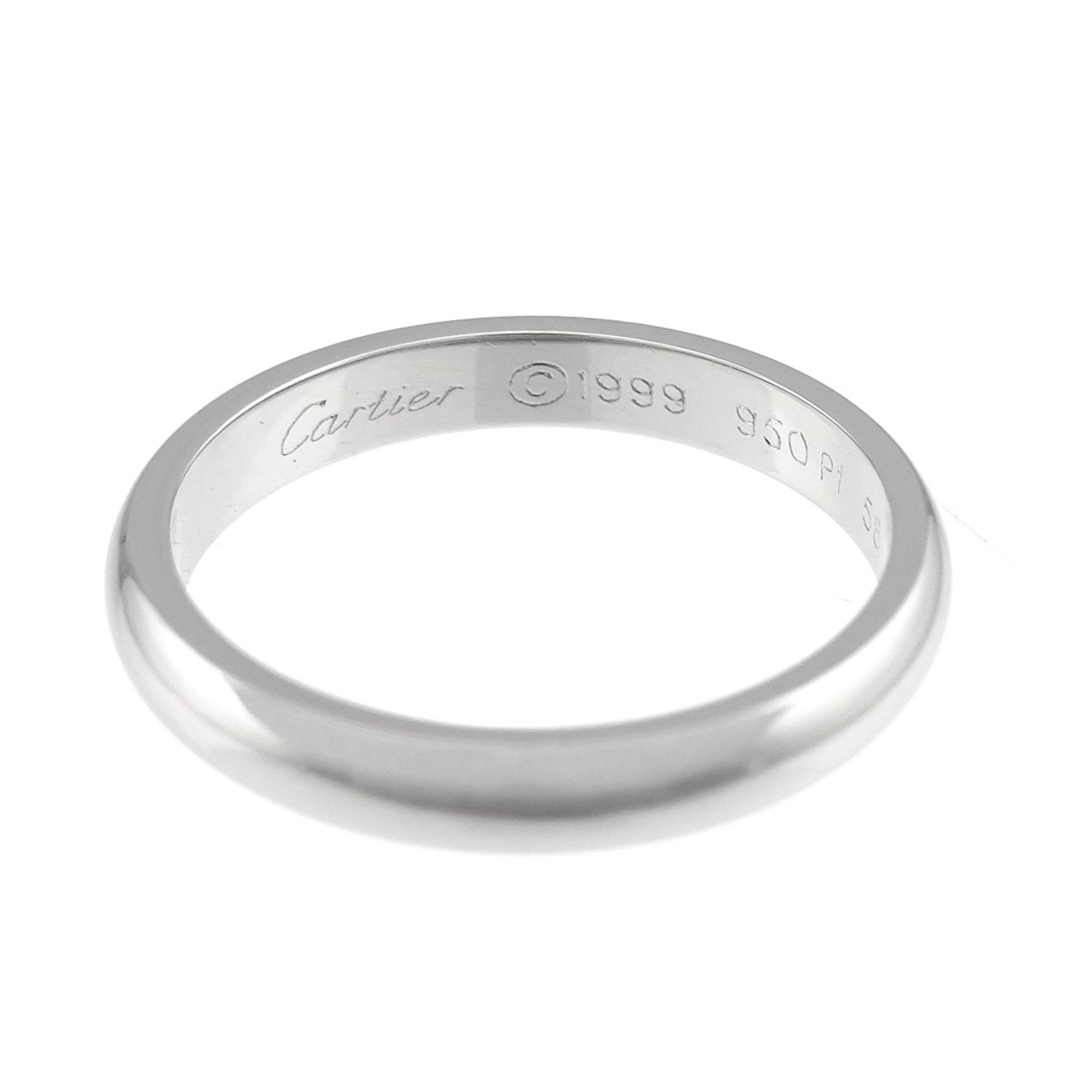 Cartier Platinum 950 Band Ring (Pre-Owned)