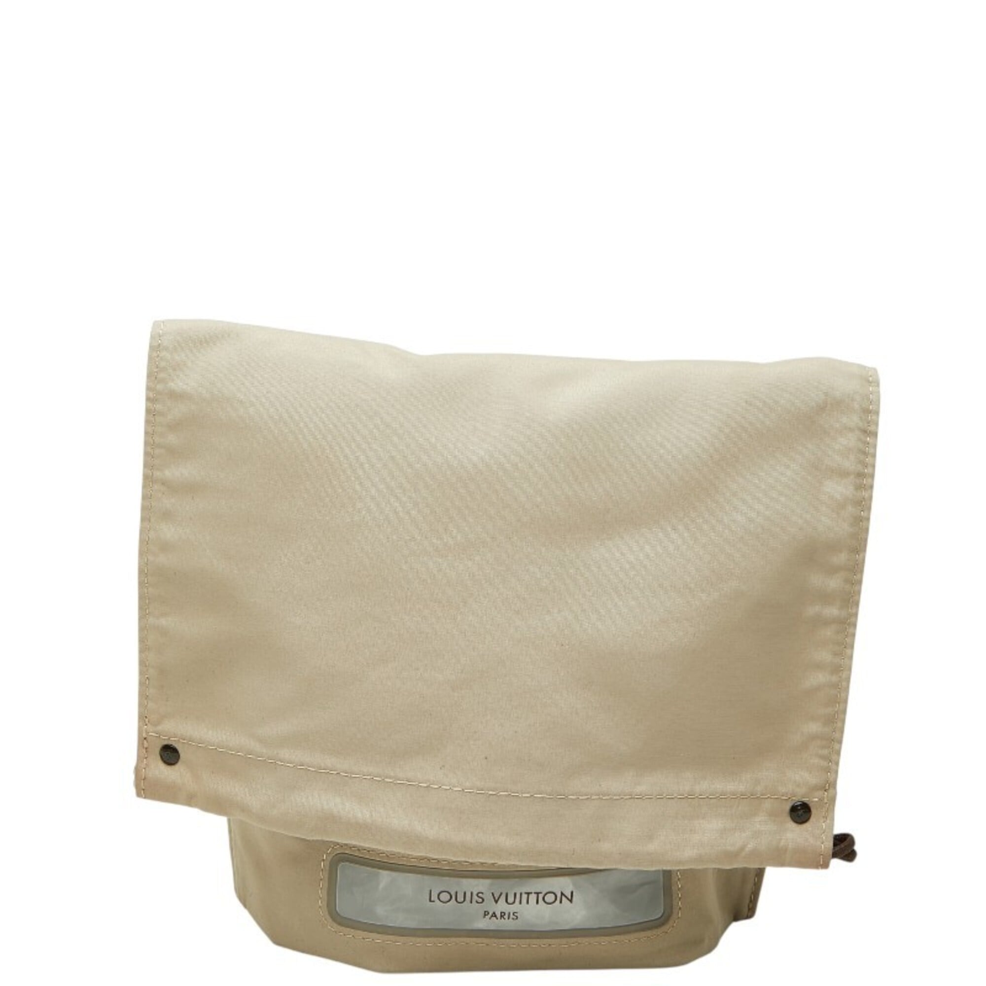 Louis Vuitton Beige Gray Gray Beige Polyester Elastane Handbag Pouch (Pre-Owned)
