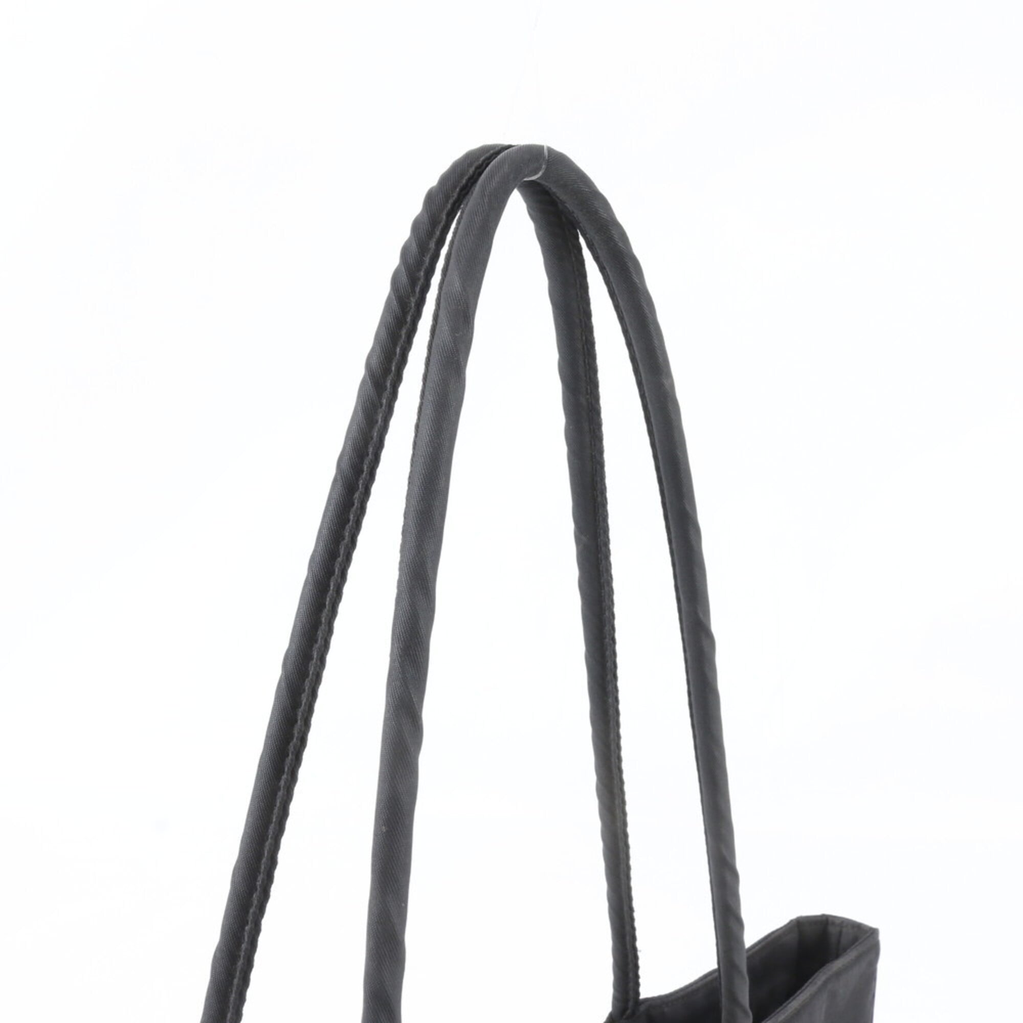Prada Black Nylon Handbag Tote Bag (Pre-Owned)