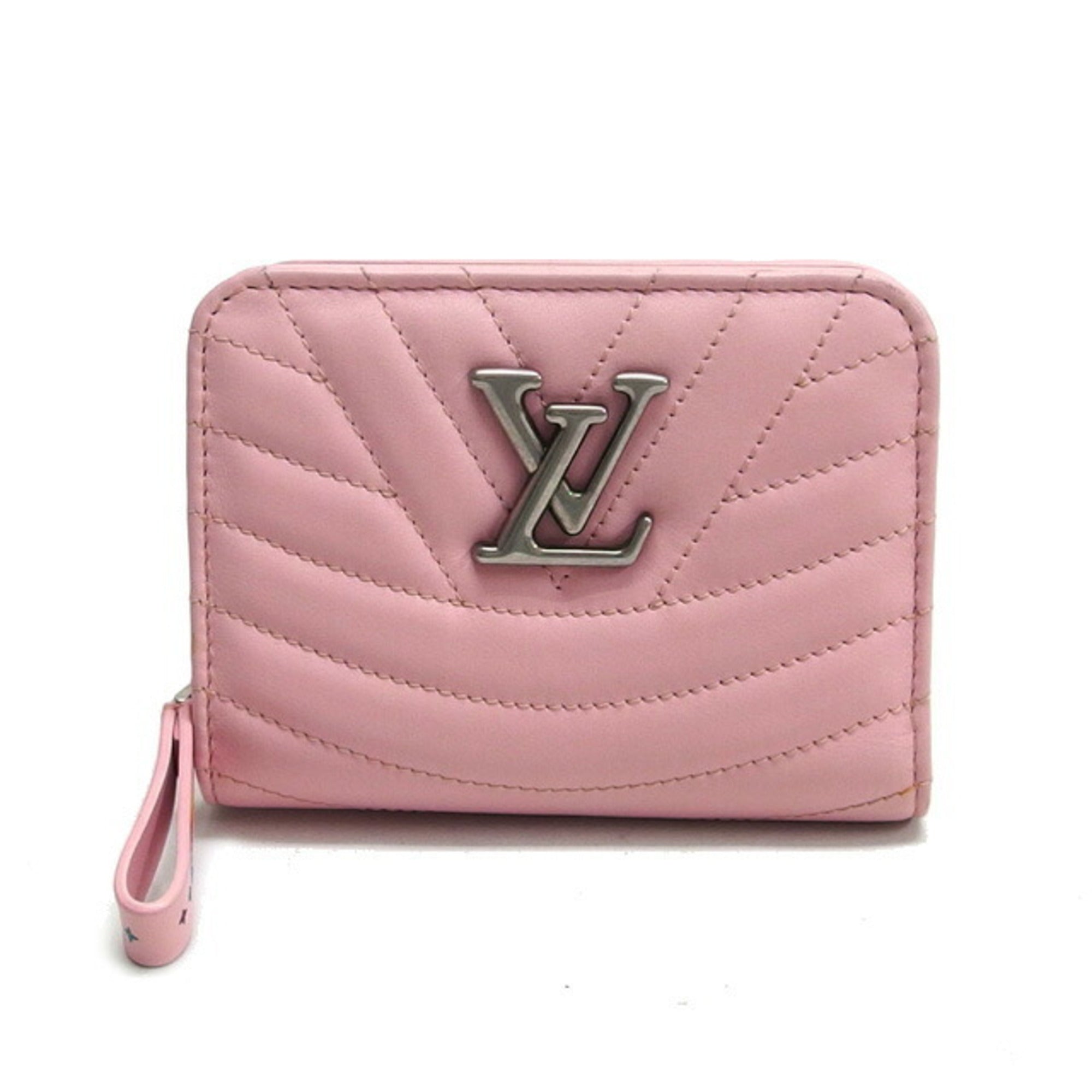 Louis Vuitton Pink Leather Wallet (Bi-Fold) (Pre-Owned)