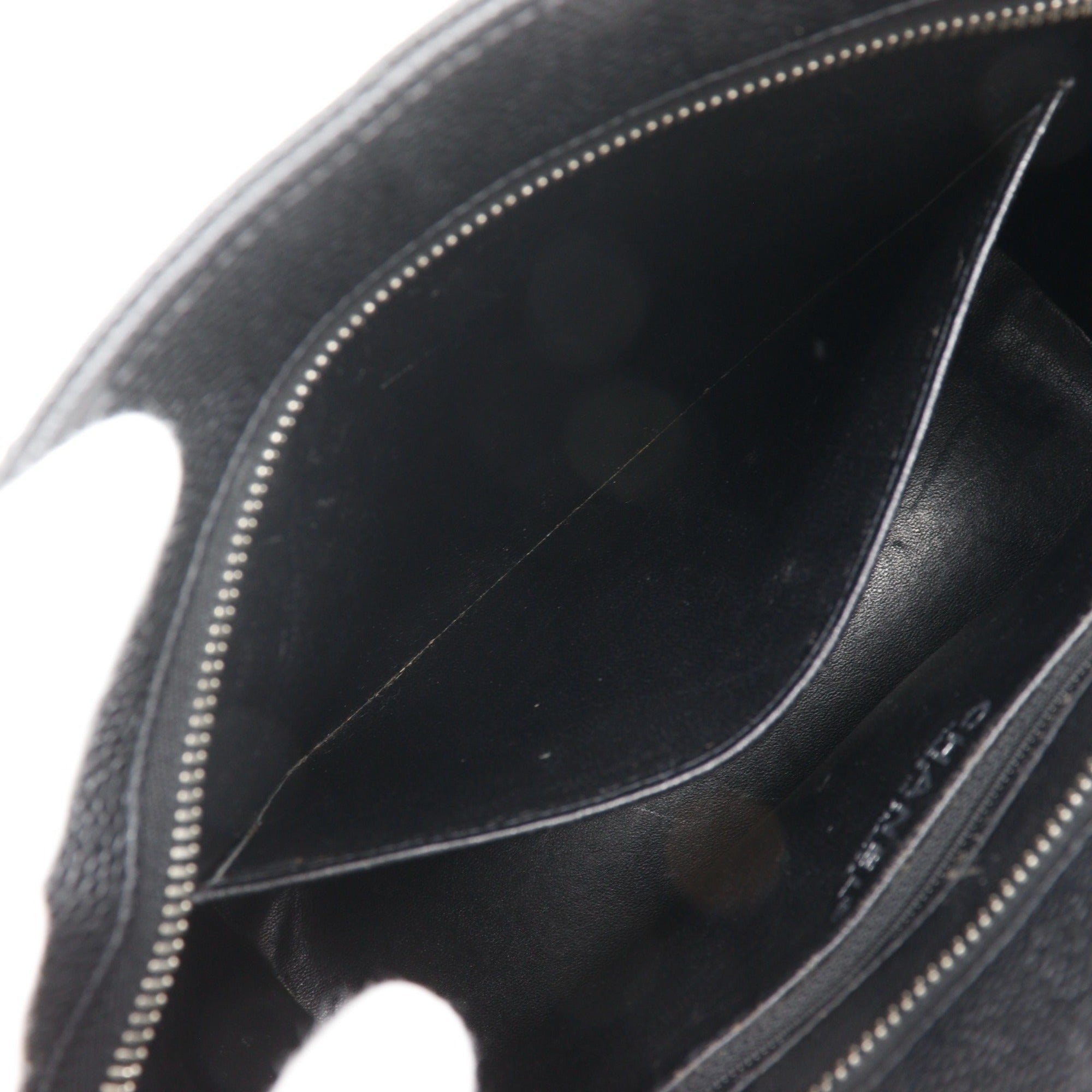 Chanel Black Grained Calfskin Tote Bag (Pre-Owned)