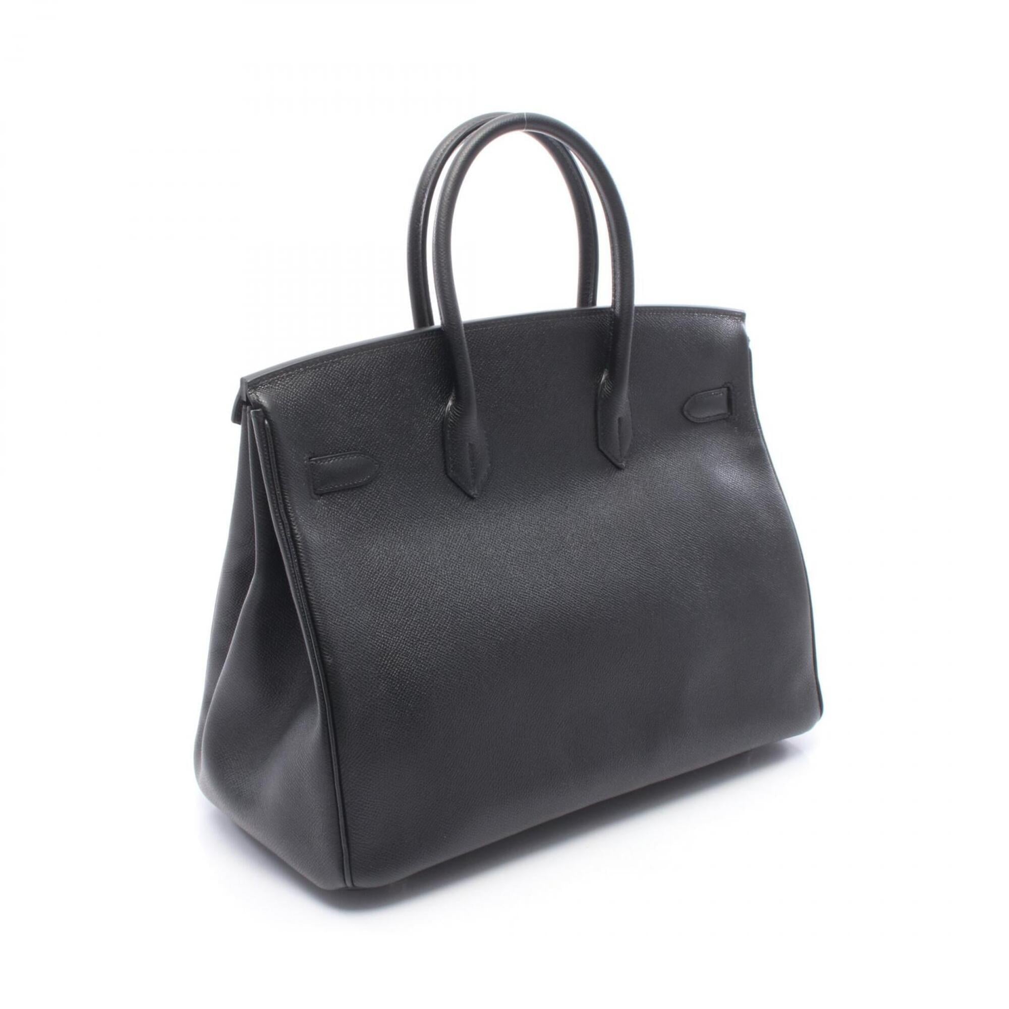 Hermes Black Epsom Leather Handbag (Pre-Owned)