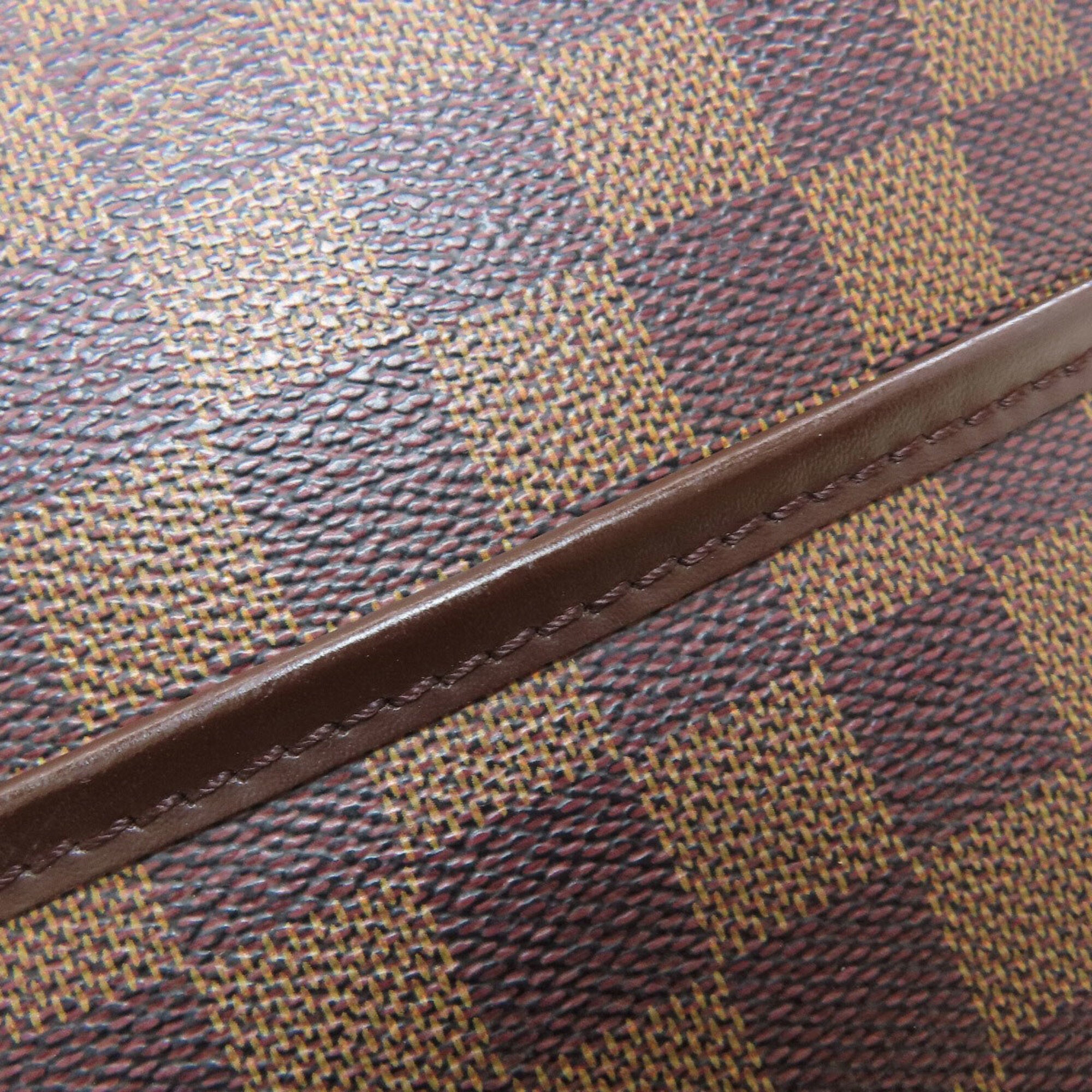 Louis Vuitton Damier Damier Canvas Ebene Damier Canvas Shoulder Bag (Pre-Owned)