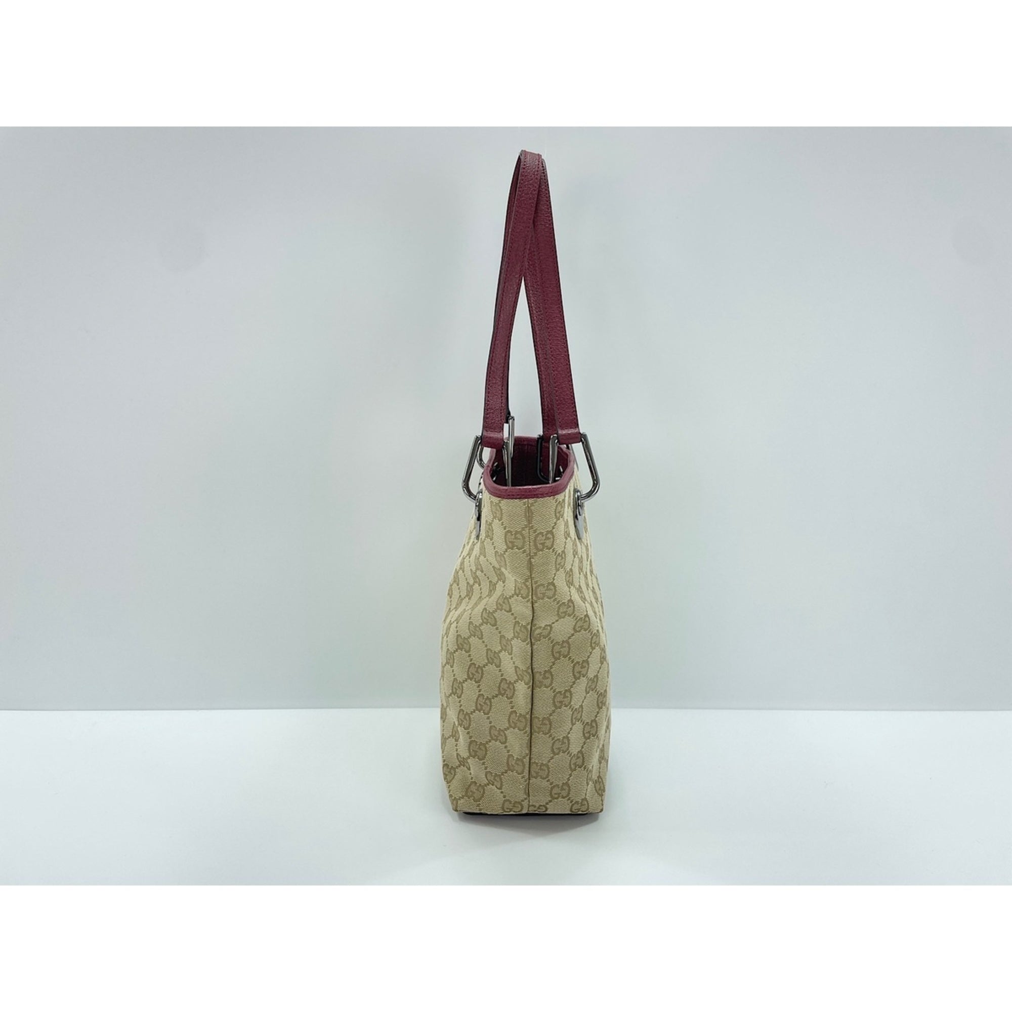 Gucci Beige Gg Canvas Tote Bag (Pre-Owned)