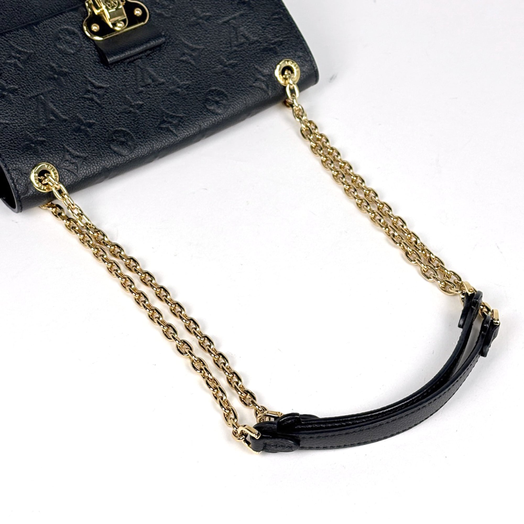 Louis Vuitton Black Noir Monogram Empreinte Shoulder Bag (Pre-Owned)