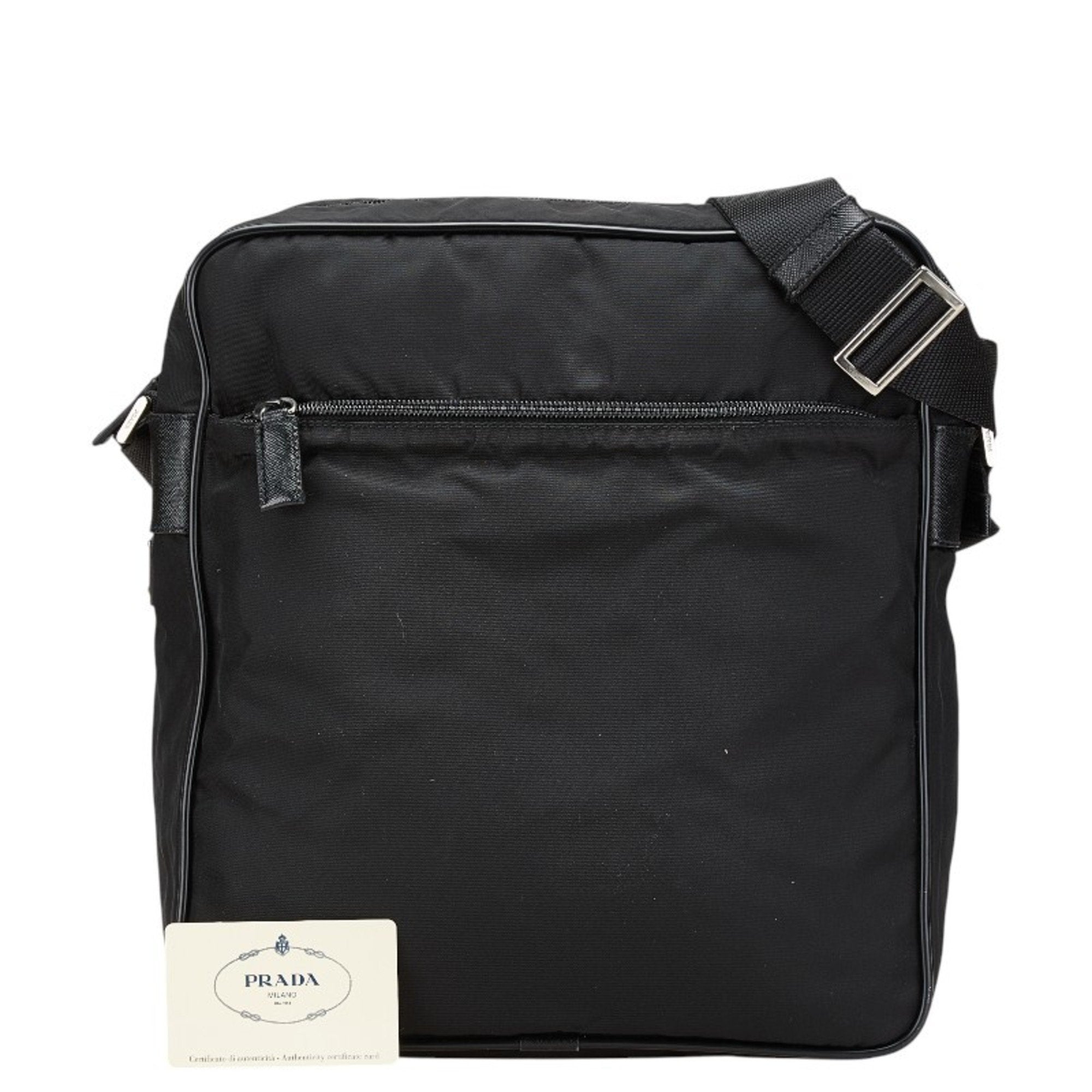 Prada Black Nylon Shoulder Bag (Pre-Owned)