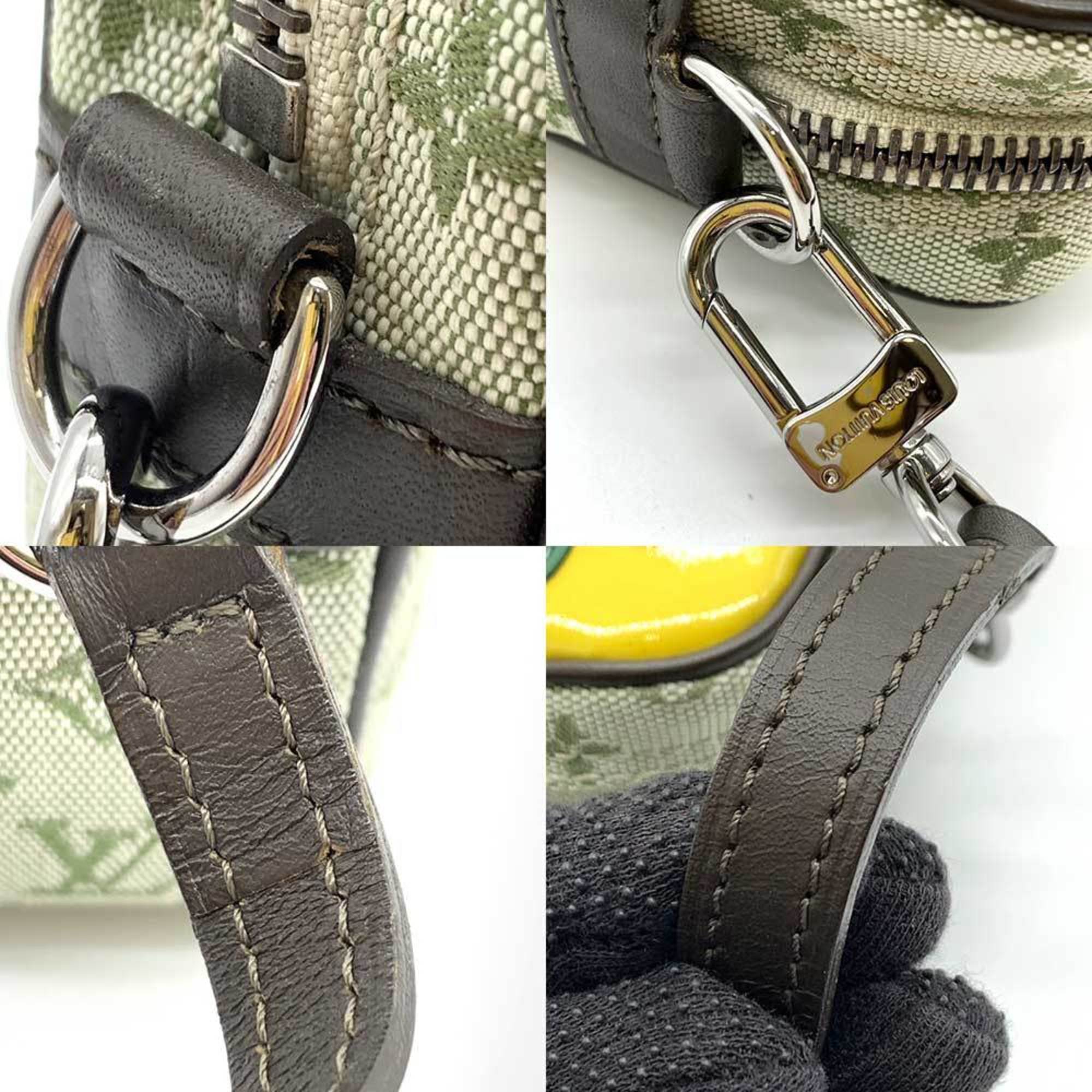 Louis Vuitton Monogram Mini Green Khaki Multi-Color Monogram Mini Handbag Pochette (Pre-Owned)