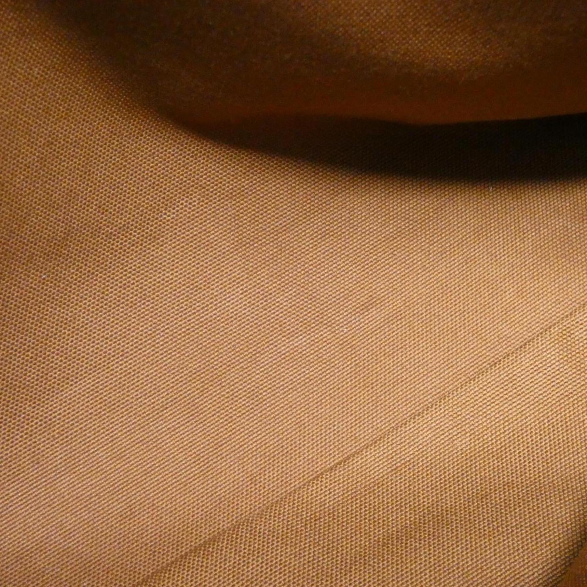 Louis Vuitton Monogram Marron Coated Canvas Shoulder Bag (Pre-Owned)