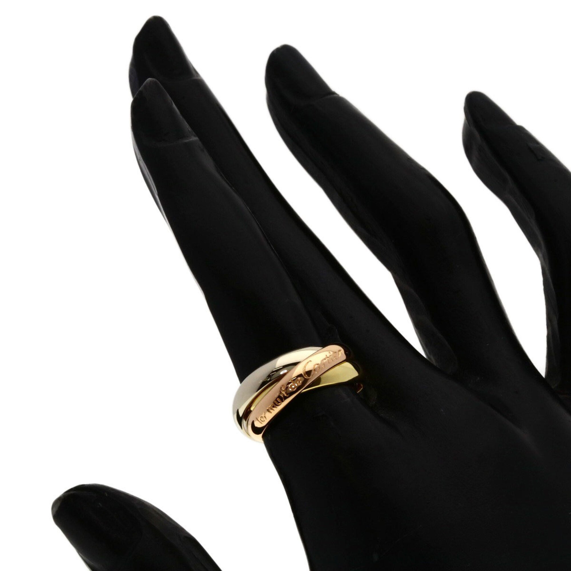 Cartier Trinity Yellow Gold (18K) Pink Gold (18K) White Gold (18K) Band Ring (Pre-Owned)